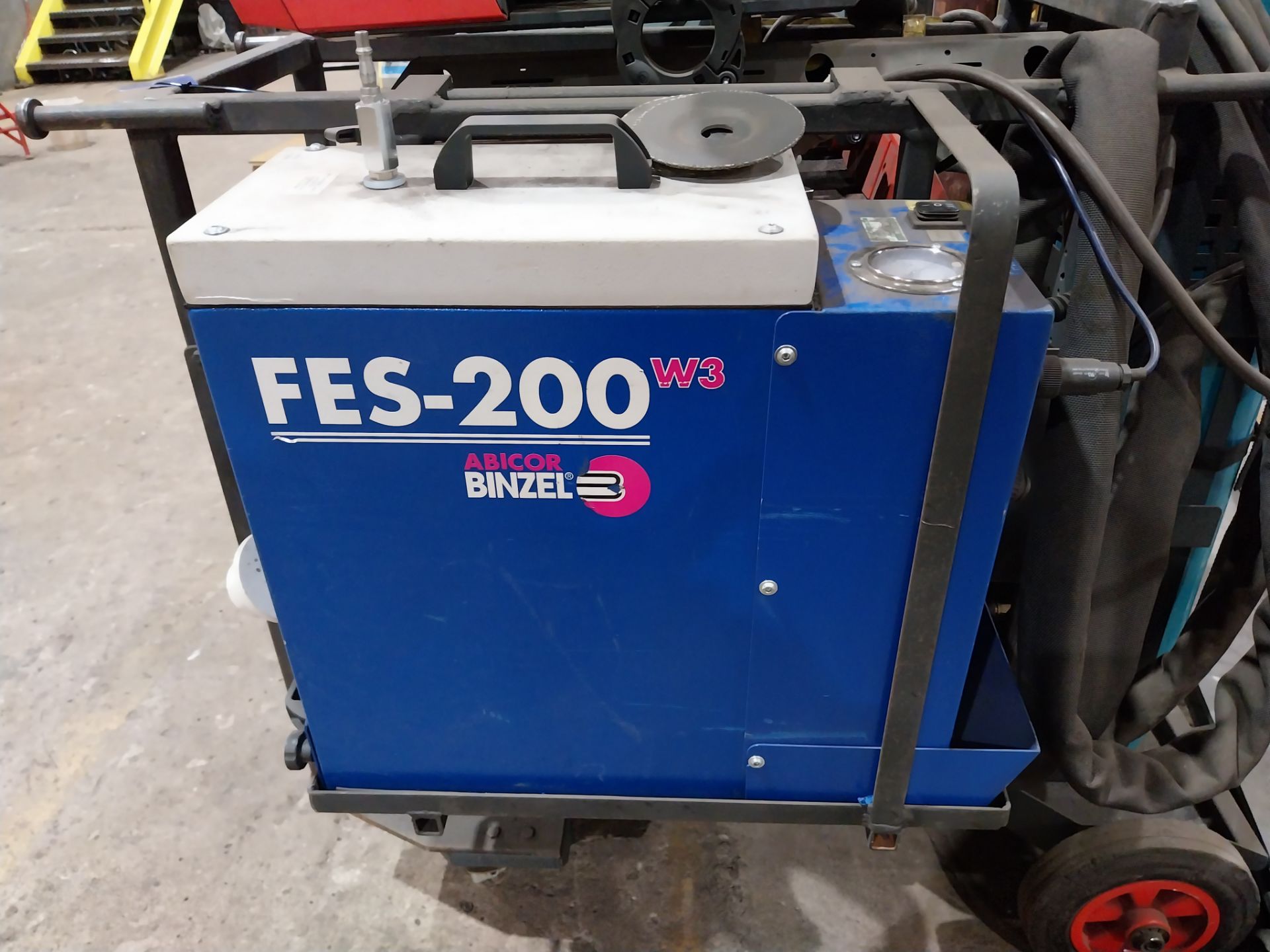 Fronius Transsteel 5000 Pulse mig welder with VR5000 wire feed, Binzel FES-200 W3 extractor ( - Image 8 of 9