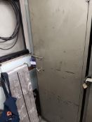 Steel cabinet and contents to include sockets, wrenches, welding torch etc.