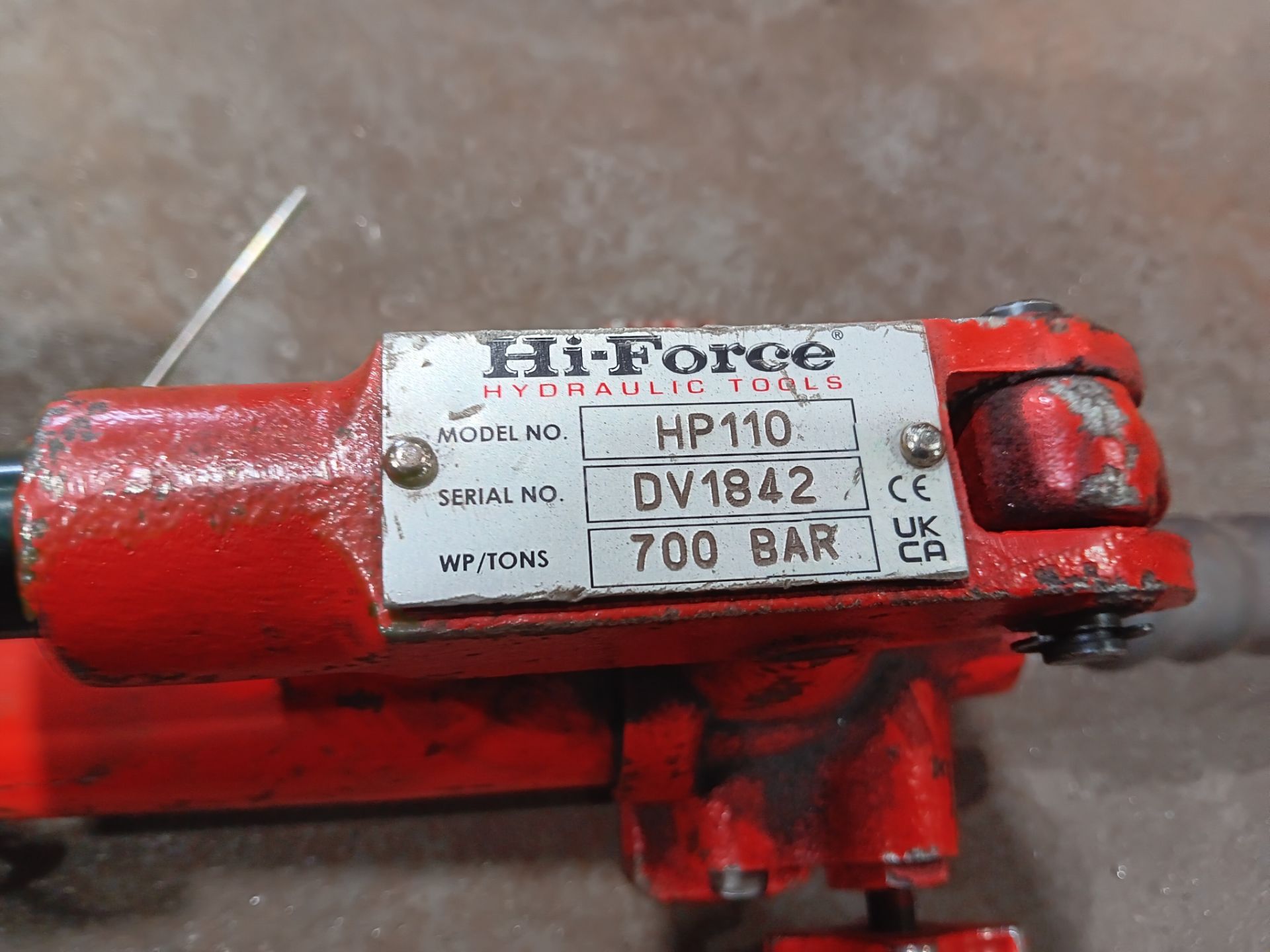 Hi-Force HP110 hydraulic 700 bar lifting jack - Image 3 of 3