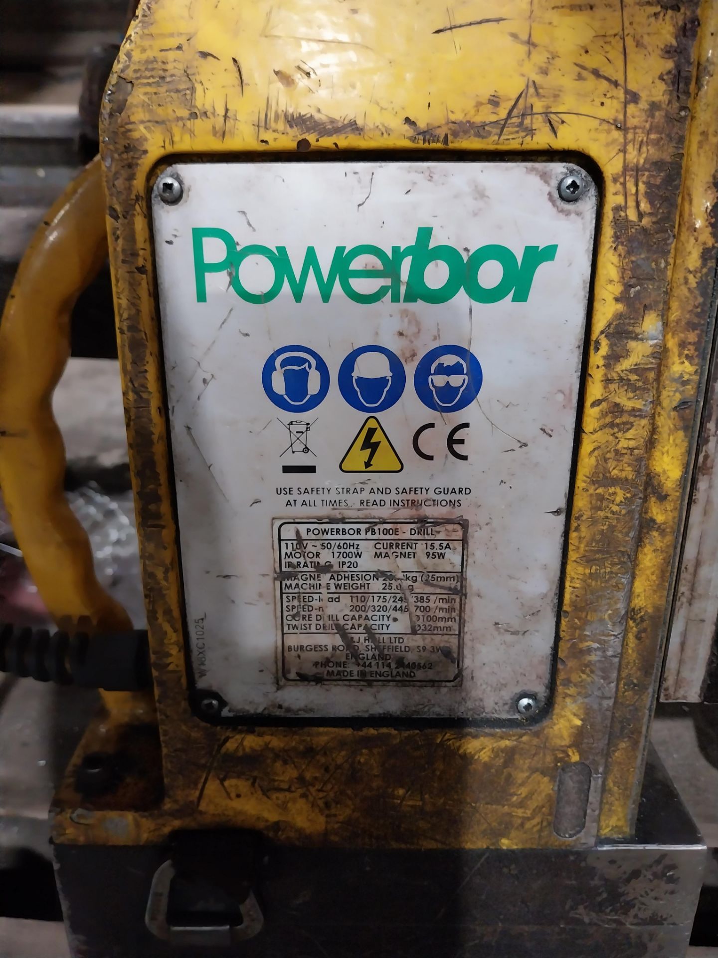 Powerbar PB100E 110v mag drill - Bild 3 aus 4