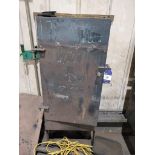 Steel fabricated locker (contents not included)