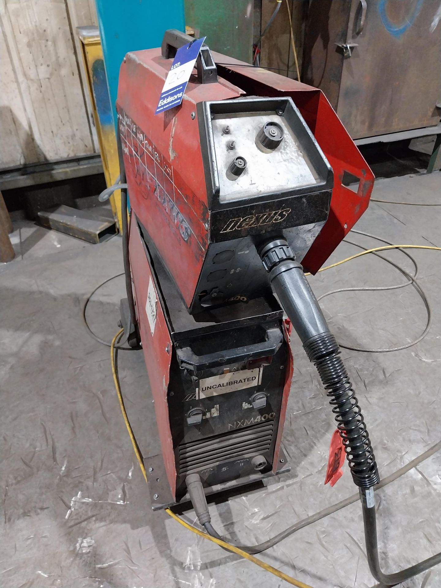 Nexus NXM400 mig welder and wire feed, torch and clamp (bottle not included) - Image 3 of 7