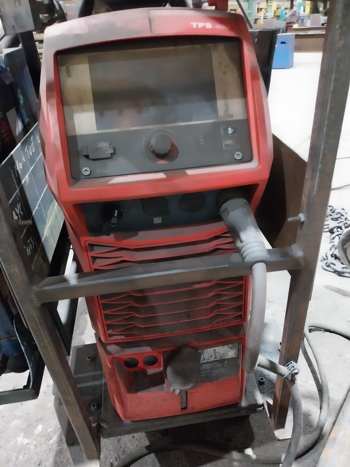 Fronius TPS400i mig welder with wire feed and Binzel FED-200 W3 extractor (bottle not included) - Image 2 of 10