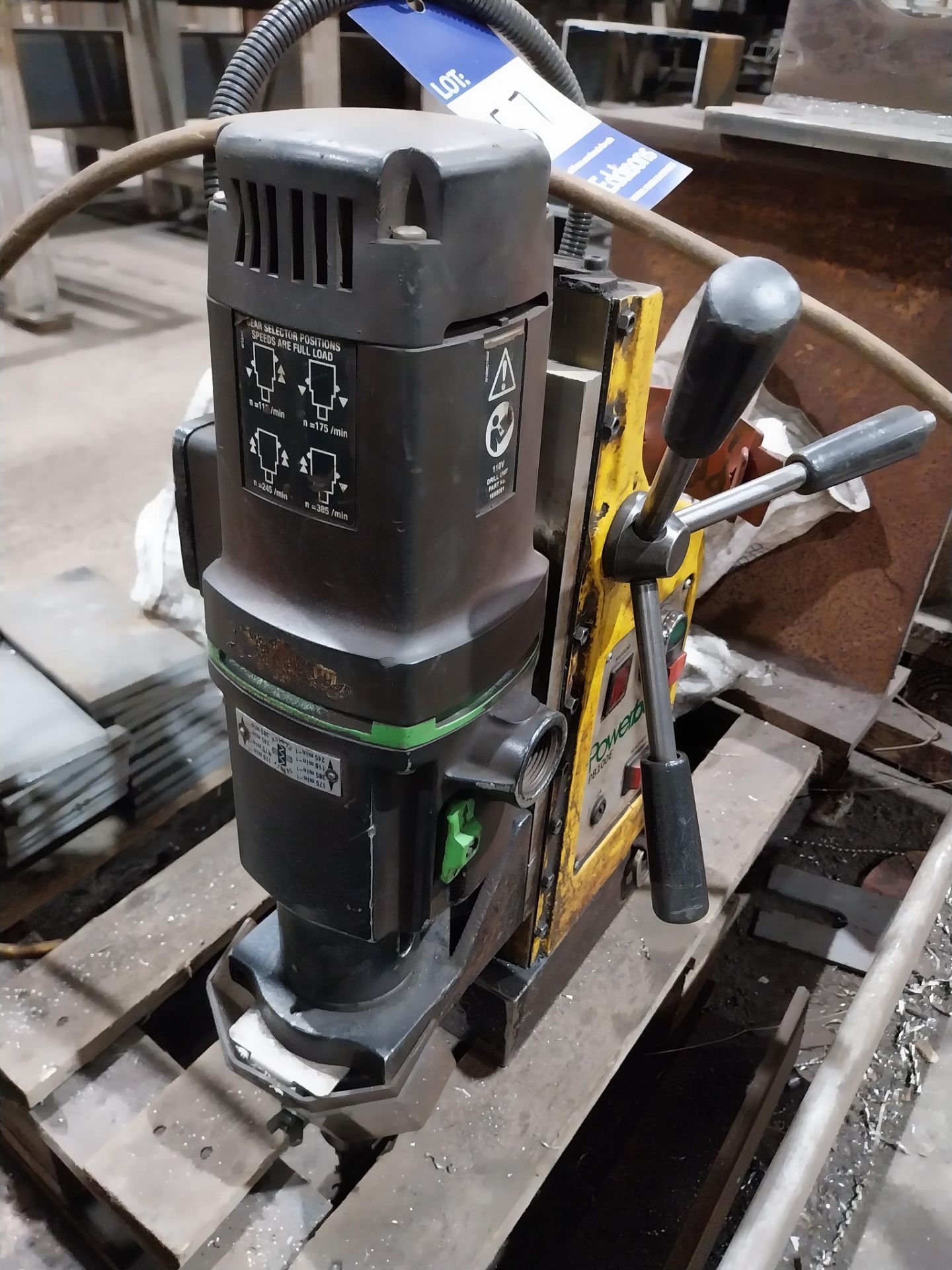 Powerbar PB100E 110v mag drill - Bild 2 aus 4