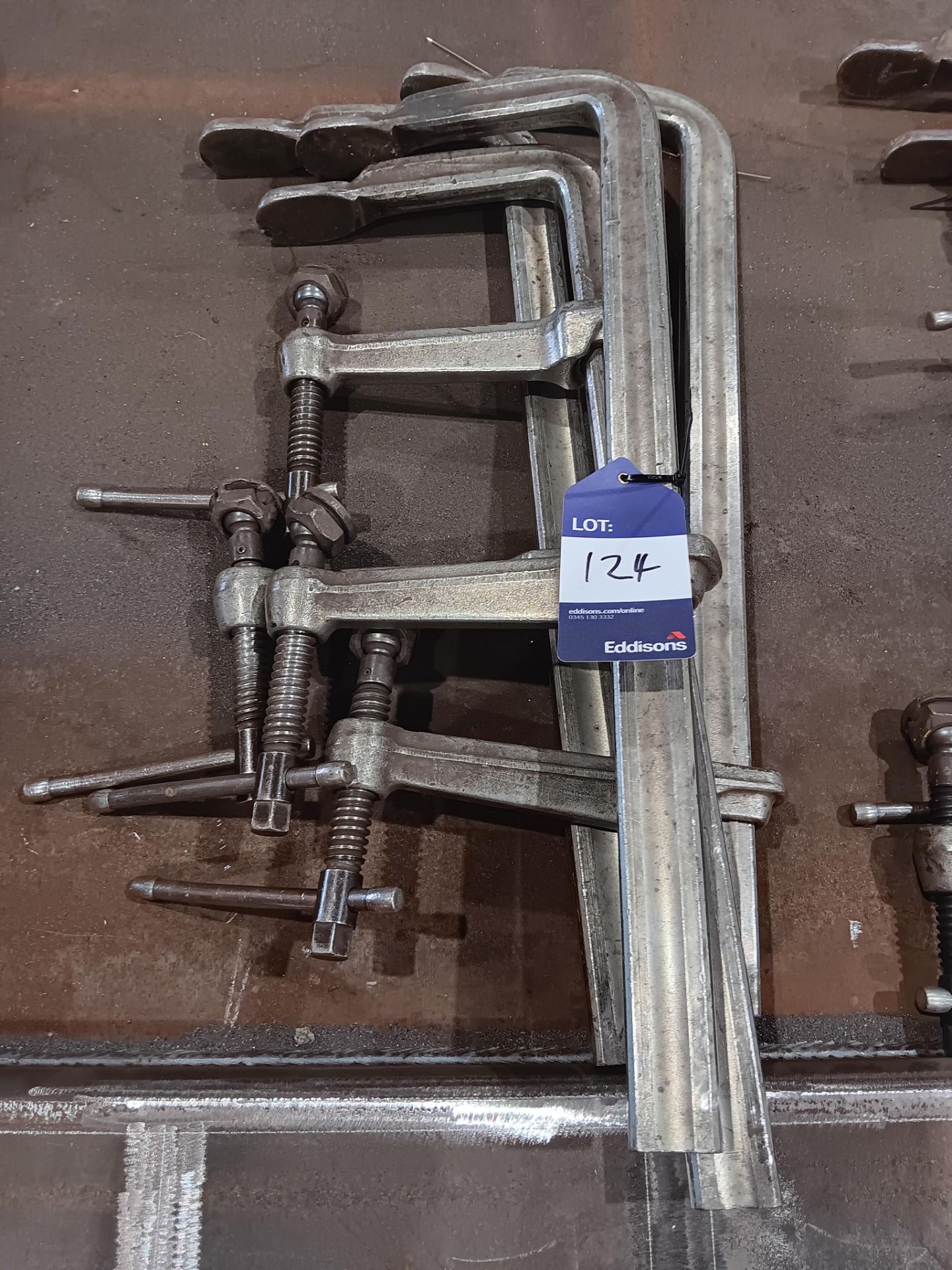 4 x F clamps