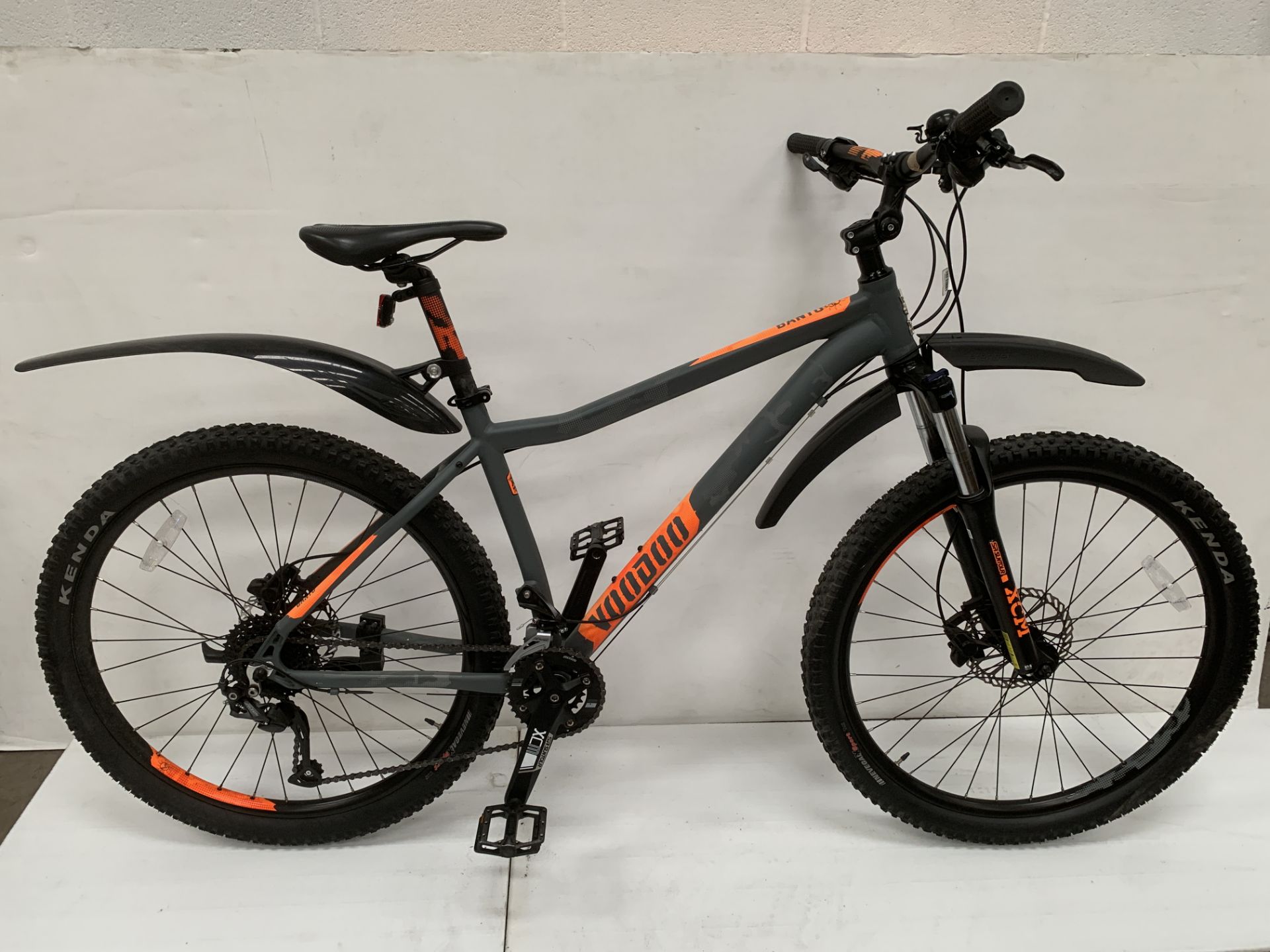 Pre-Loved Voodoo Bantu L 'Grey/Orange' Bicycle. Original RRP £500