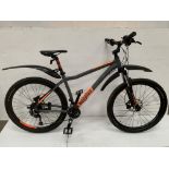 Pre-Loved Voodoo Bantu L 'Grey/Orange' Bicycle. Original RRP £500