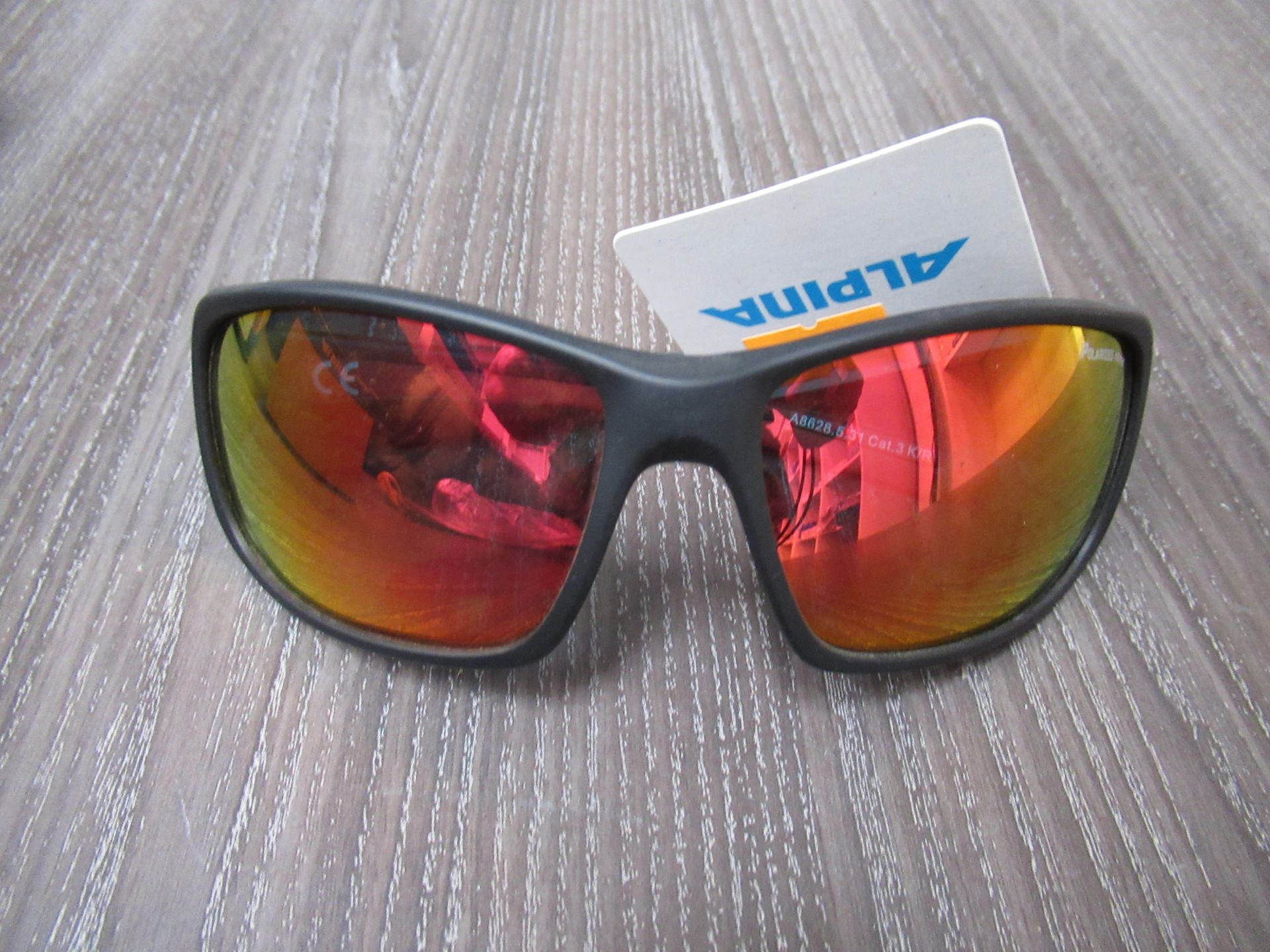 2 x pairs of Alpina Sunglasses: 1 x Alpina Lyron Black Matte Red (RRP£55); 1 x Slay Matte Black (RRP - Image 5 of 5