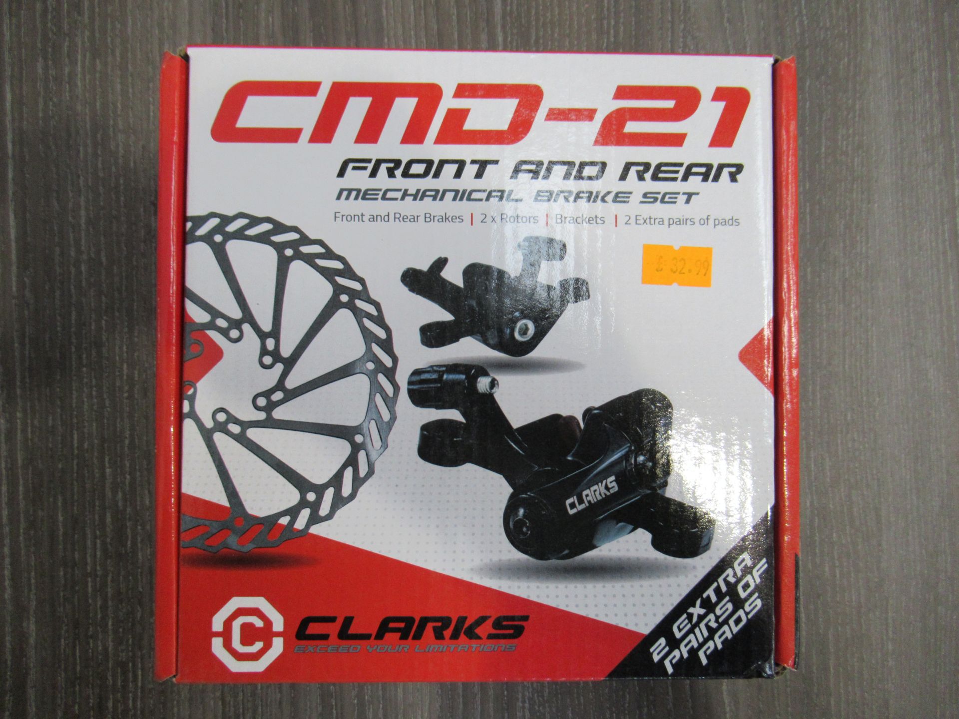 1 x Clarks CMD-22 Dual Piston Mechanical Brake system (RRP£79.99) and 4 x CMD-21 Front and Rear Mech - Image 4 of 6
