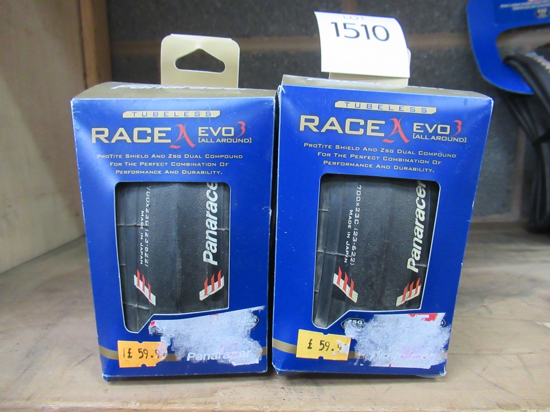 2 x Panaracer Race Evo 700x23c tyres (RRP£59.99 each)