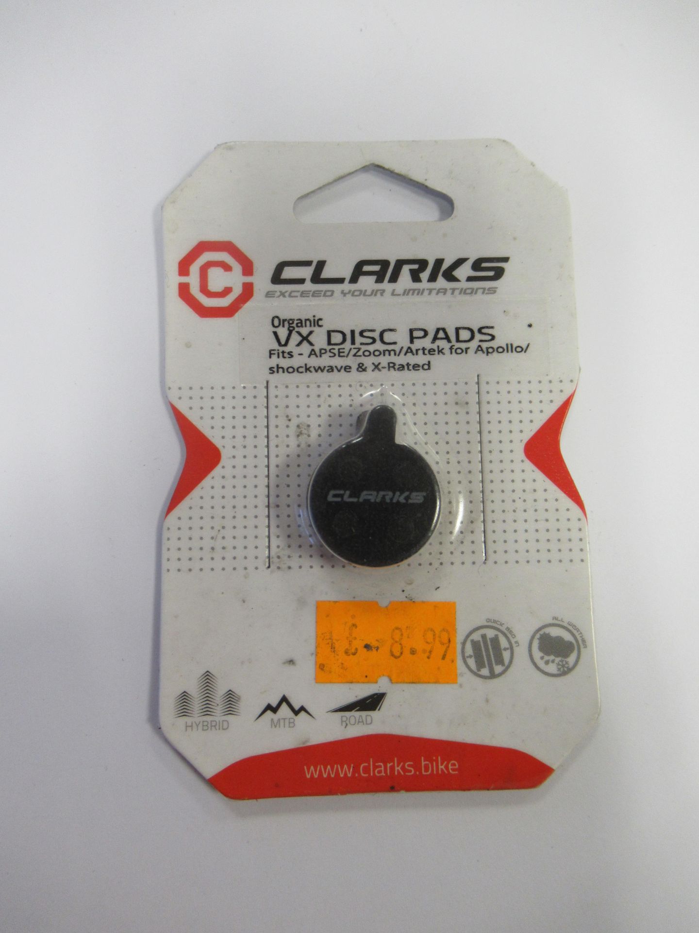 Clarks Disc Pads to include 8x E-bike (fits Tektro Dorado) E-bike specific- Semi-Metallic with High - Bild 6 aus 11
