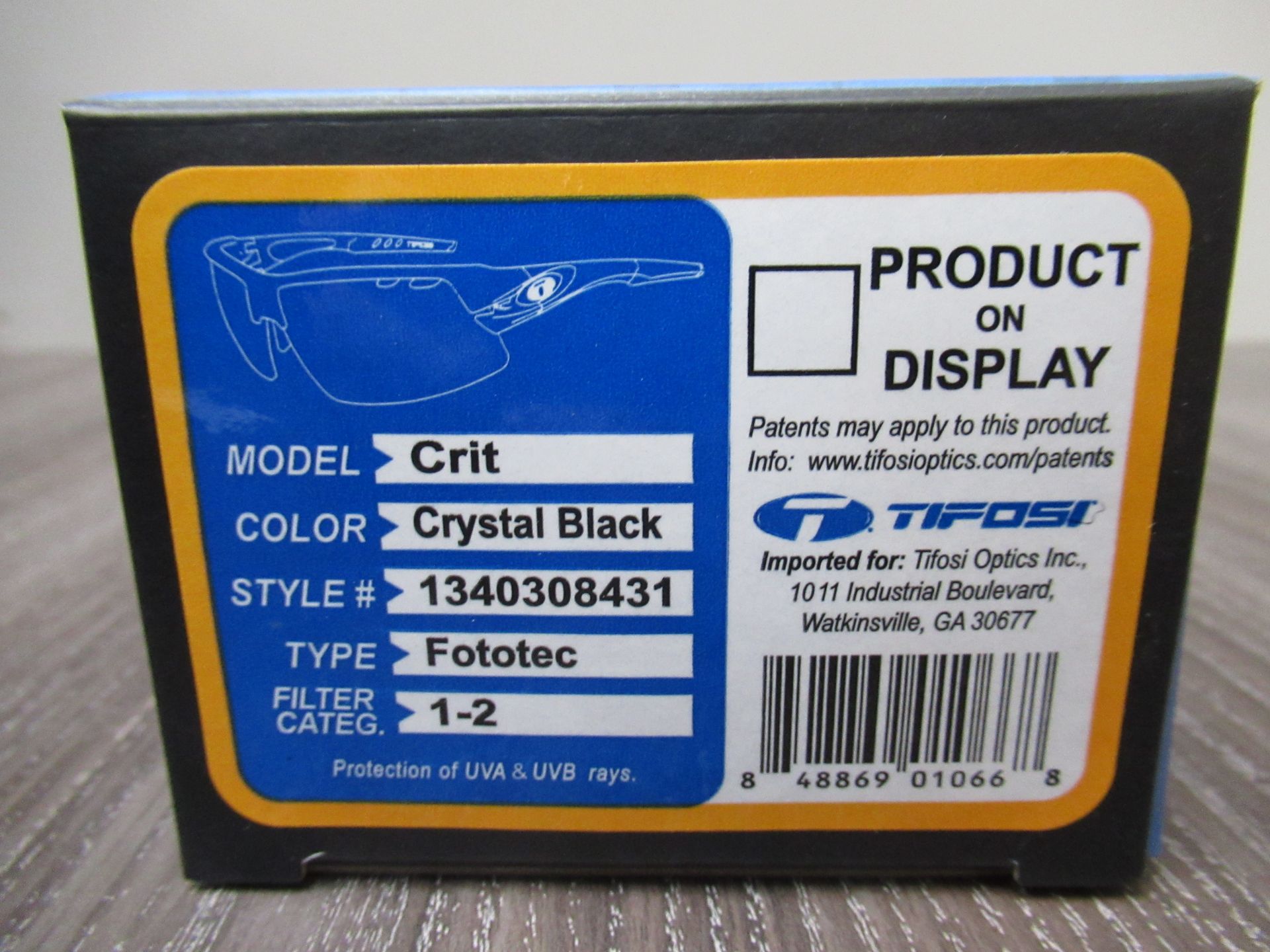 Tifosi Crit Crystal Black Sunglasses (RRP£79.99) - Image 3 of 4