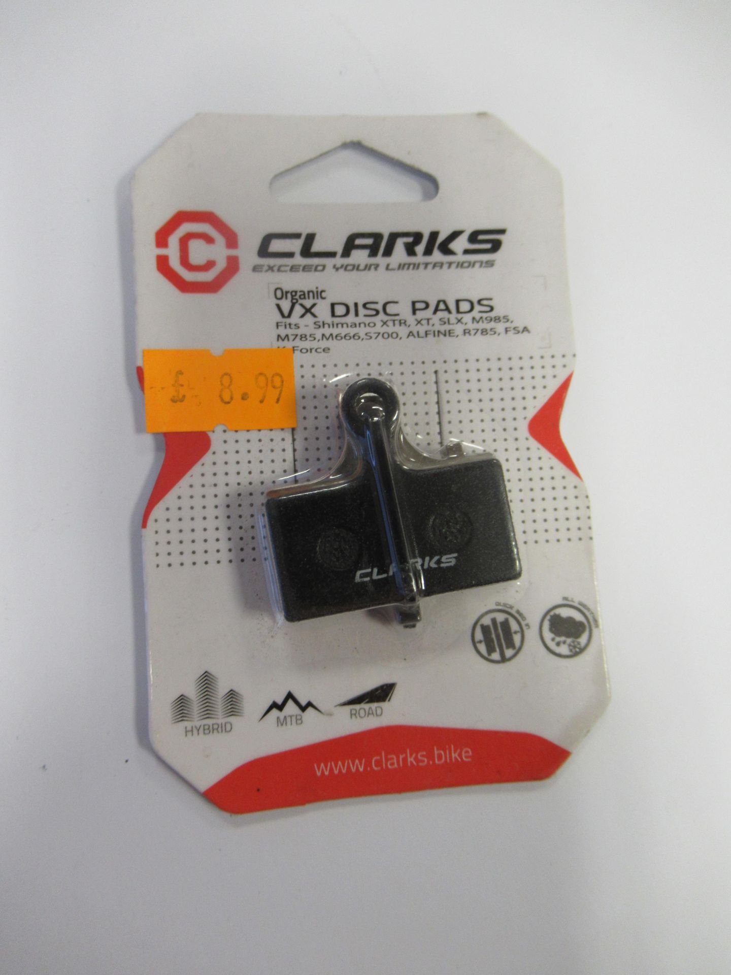 Clarks Disc Pads to include 8x E-bike (fits Tektro Dorado) E-bike specific- Semi-Metallic with High - Image 4 of 11