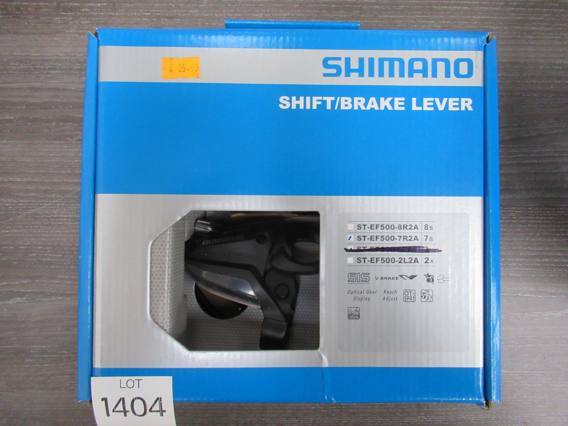 6 x Shimano brake levers: 2 x ST-EF500-7R2A; SL-M6000; SL-M4100-R; SL-M7000-11-R and ST-EF417R (tota - Image 5 of 8