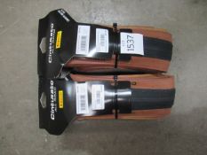 2 x Pirelli Cinturato 700x40c tyres (RRP£43.99 each) and 2 x Kenda tyres - 1 x Nevegal Pro 26x1.95 (