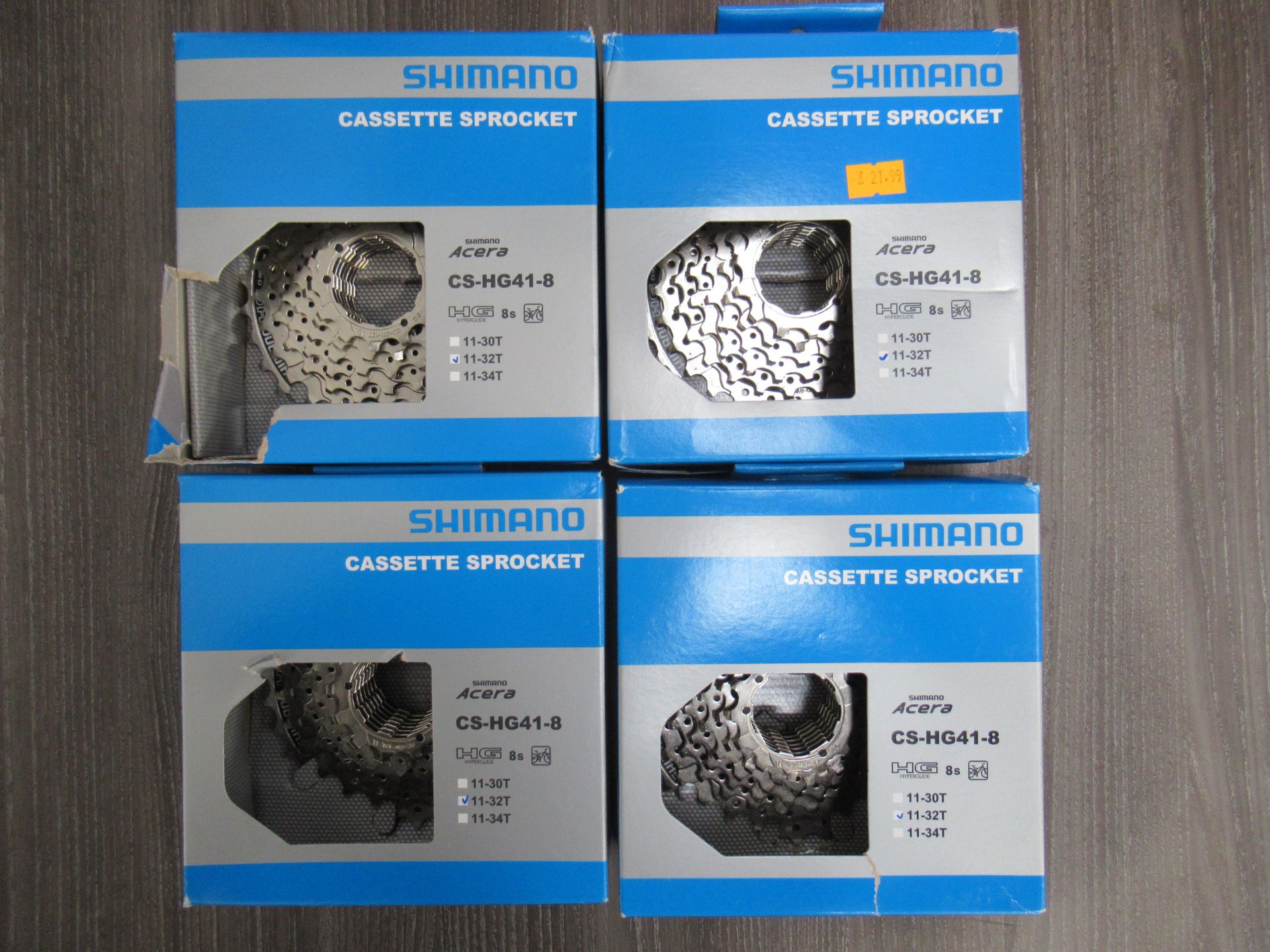 7 x Shimano CS-HG41 11/34T 8-SPD Cassettes (£21.99 each) - Image 2 of 4