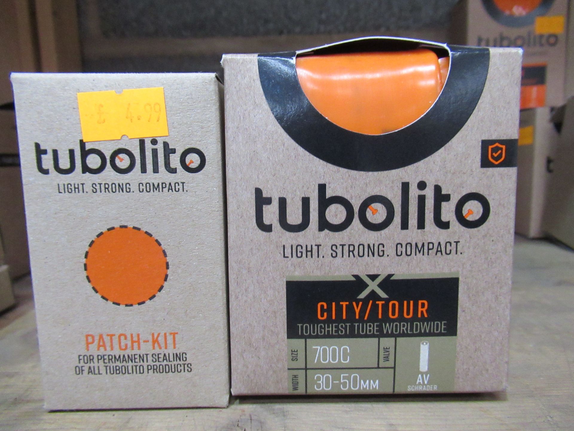 6 x Tubilito 700c City/Tour inner tubes (RRP£27.99 each) and 6 x Tubolito patch kits (RRP£4.99 each) - Image 2 of 2