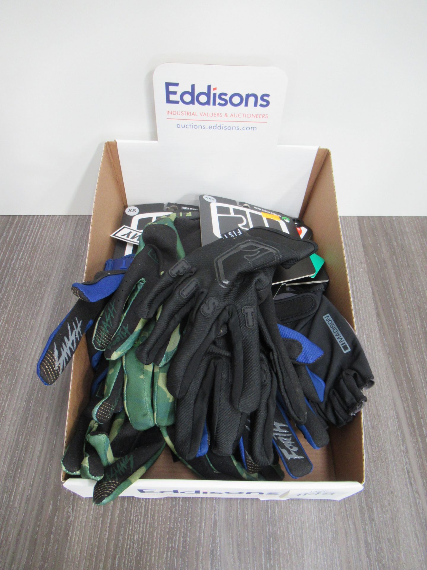 8 x pairs of Gloves - 4 x Madison XS (RRP£14.99 each); 4 x FIST - 3 x XXS and 2 x XS (RRP£32.99)