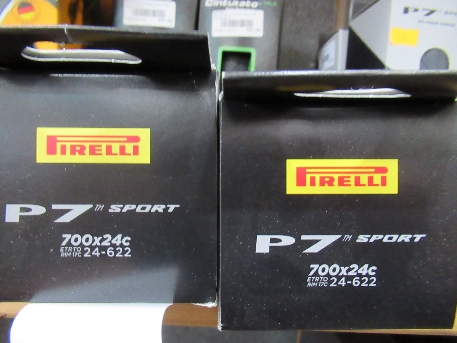 6 x Pirelli P7 Sport tyres - 2 x 700x24c (RRP£27.99 each); 2 x 700x26c (RRP£28.99 each) and 2 x 700x - Image 2 of 4