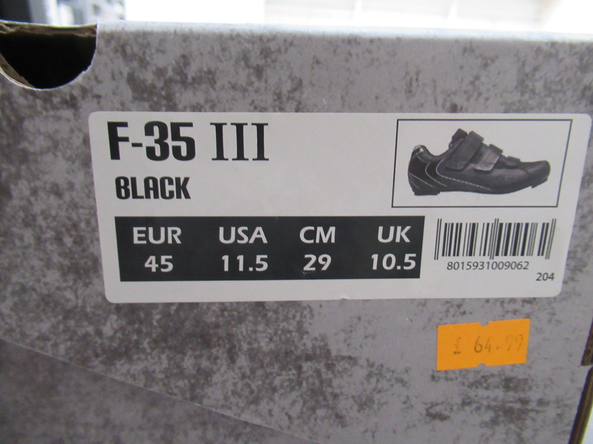 2 x Pairs of FLR cycling shoes - 1 x F-35 III boxed EU size 45 (RRP££64.99) and 1 x F-15 III boxed E - Image 2 of 7