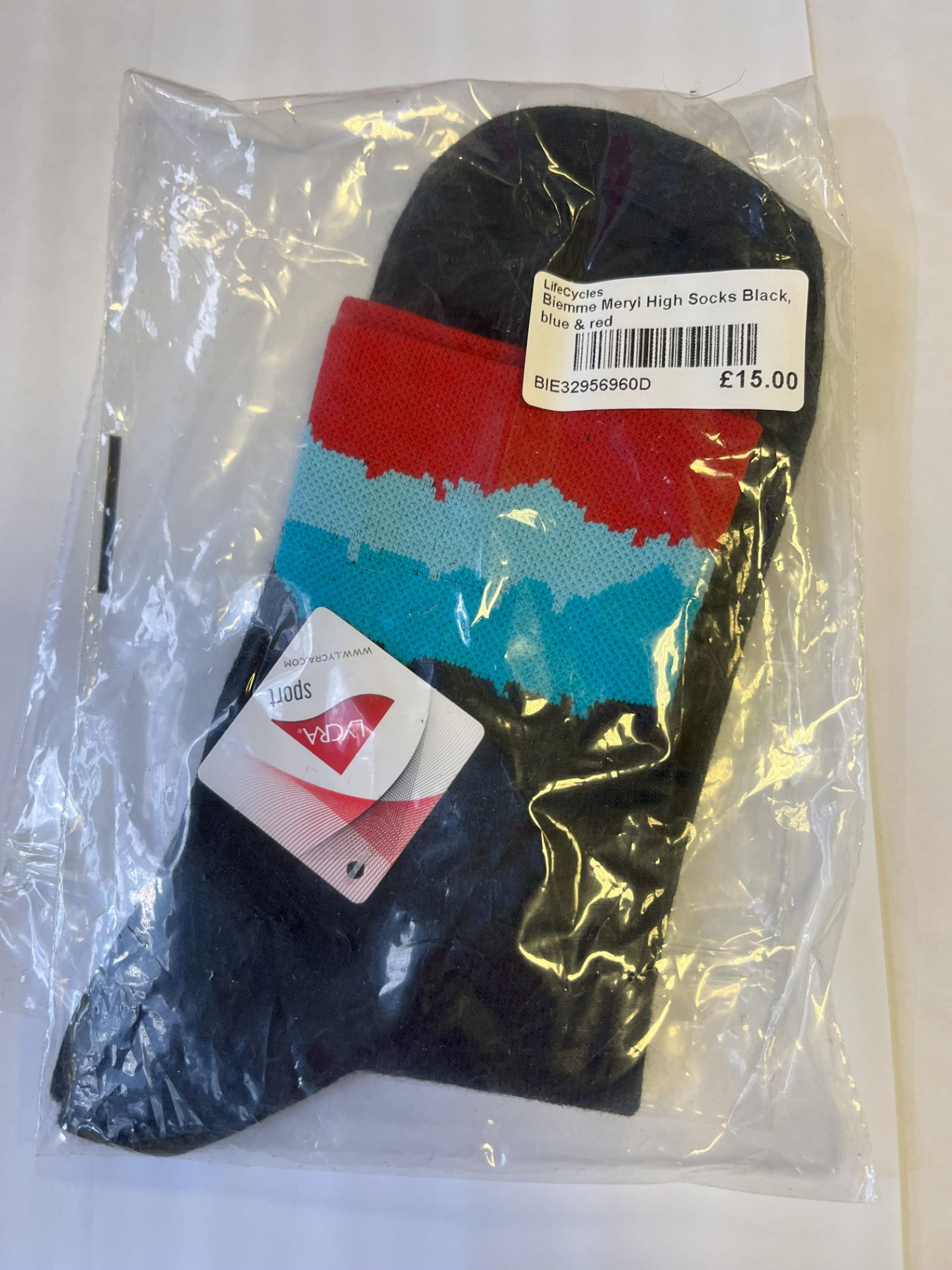 Socks to include 17x Sox Footware Crew Length Italian Glaf Cycling Socks- Large, RRP £11.99 each; 1x - Image 6 of 7
