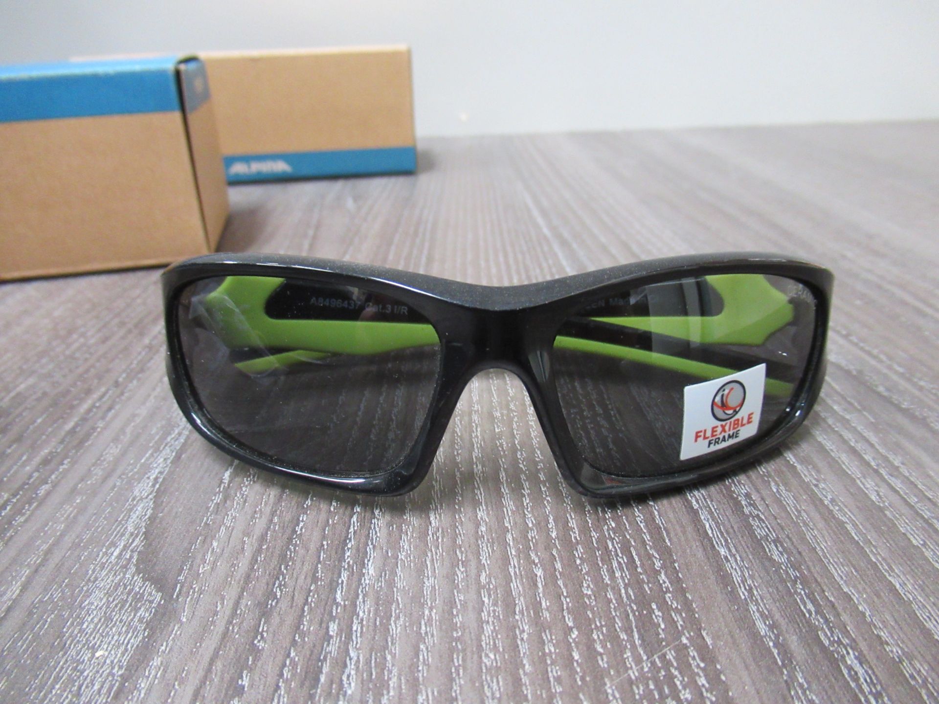 2 x pairs of Alpina Sunglasses: 1 x Alpina Lyron Black Matte Red (RRP£55); 1 x Slay Matte Black (RRP - Image 3 of 5