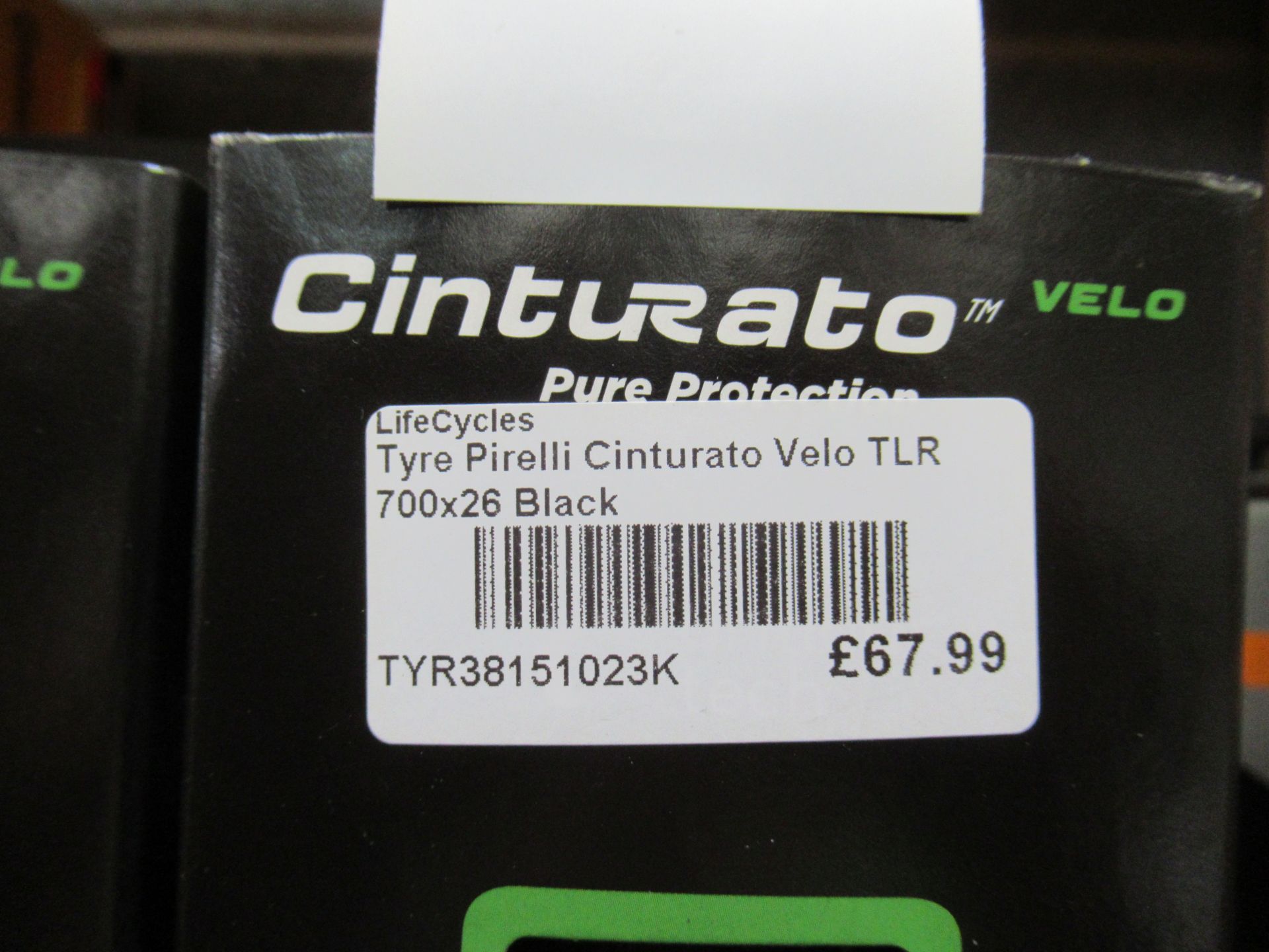 2 x Pirelli Cinturato Velo tubeless ready 700x26c tyres (RRP£67.99 each) - Image 3 of 3