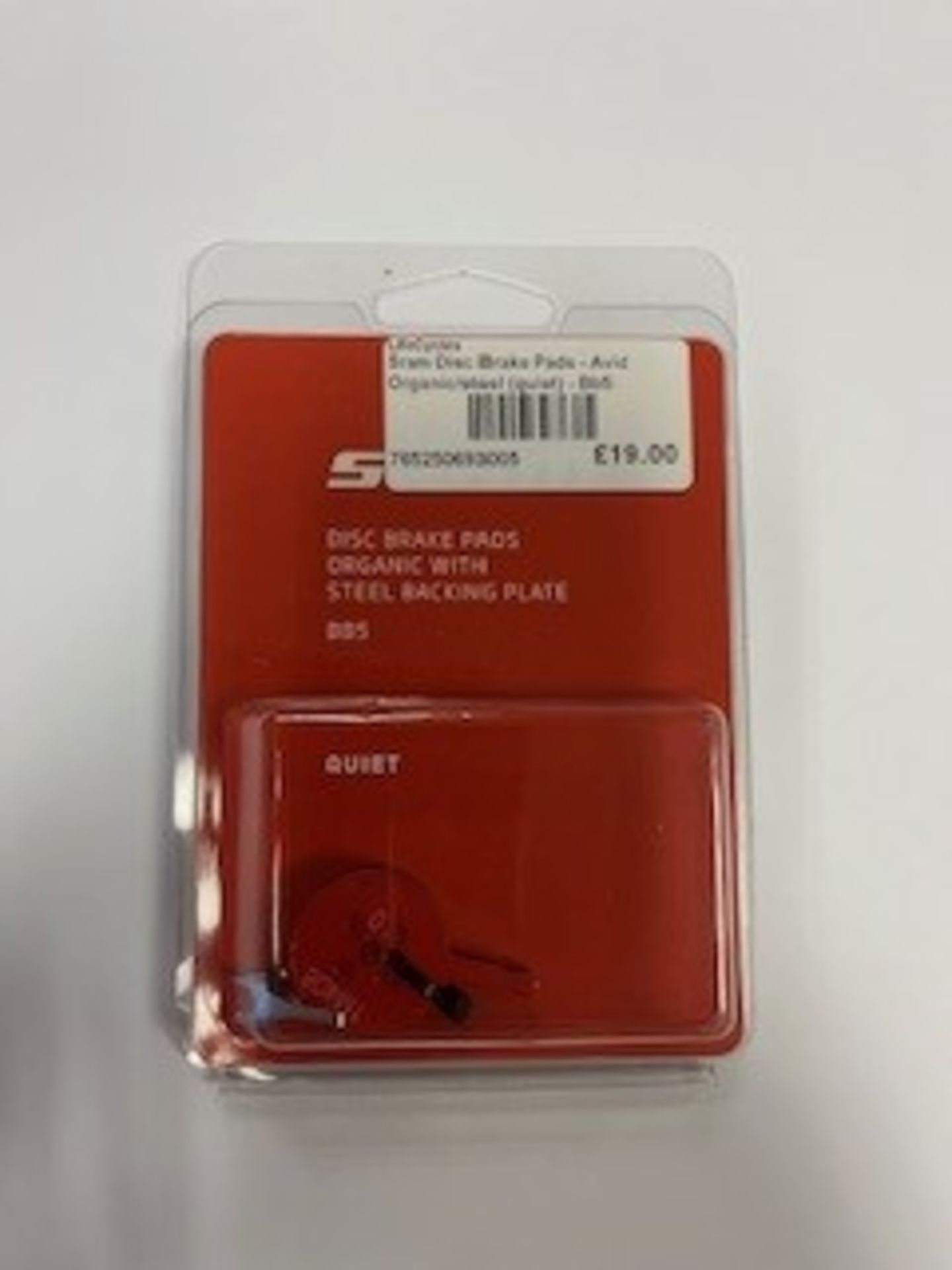 Sram Brake Pads to include 5x Disc Brake Pads Organic with Steel Backing Plate (HRD, LEVEL ULT, LEVE