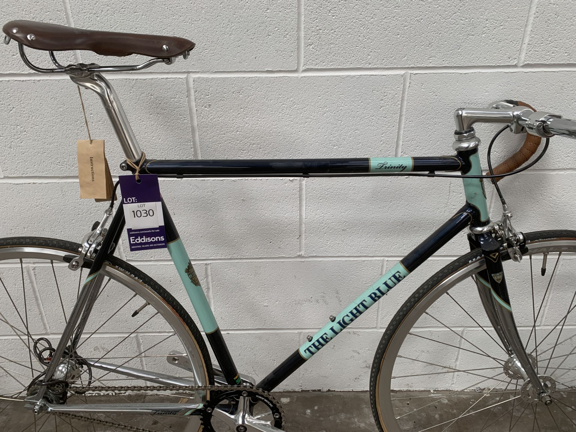 The Light Blue 'Trinity' retro bicycle - Image 3 of 7