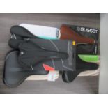 5 x Saddles including 1 x ProLogo KAPA EVO (RRP£64.99); 2 x Velo VL-6280; Gusset R-Series (RRP£29.99