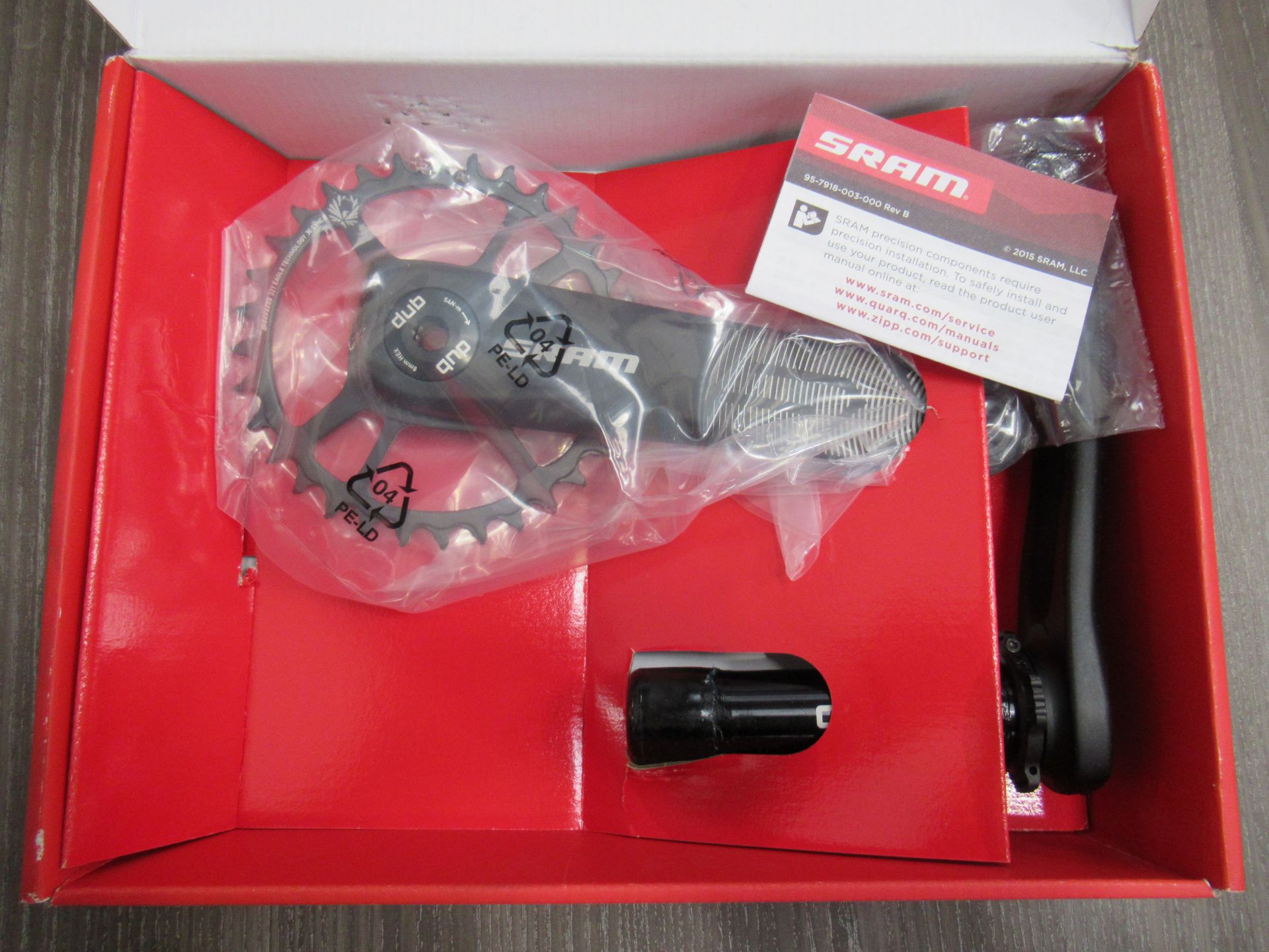 SRAM SX Eagle Dub 32ST 175mm Crankset (RRP£88) and Used FSA Gossamer 52/36 175mm Chainset (RRP£60) - Image 4 of 7