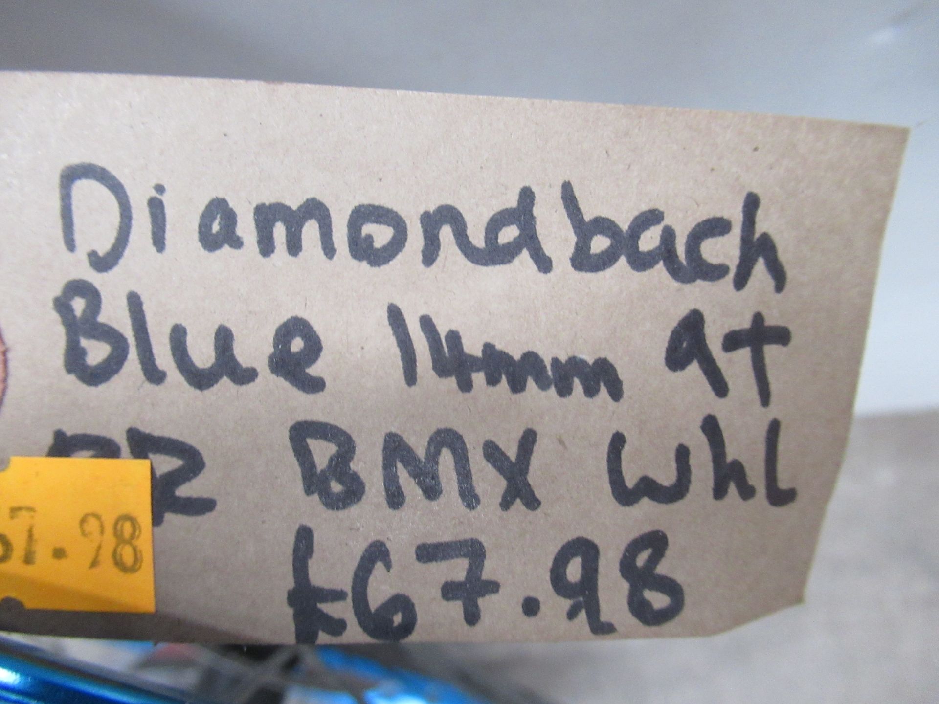 2 x Raleigh DiamondBack 9T RR BMX wheels - 1 x blue and 1 x black (RRP£67.98 each) - Image 3 of 7