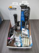 Contents of box including various pumps and CO2 cartridges (total RRP£160+)