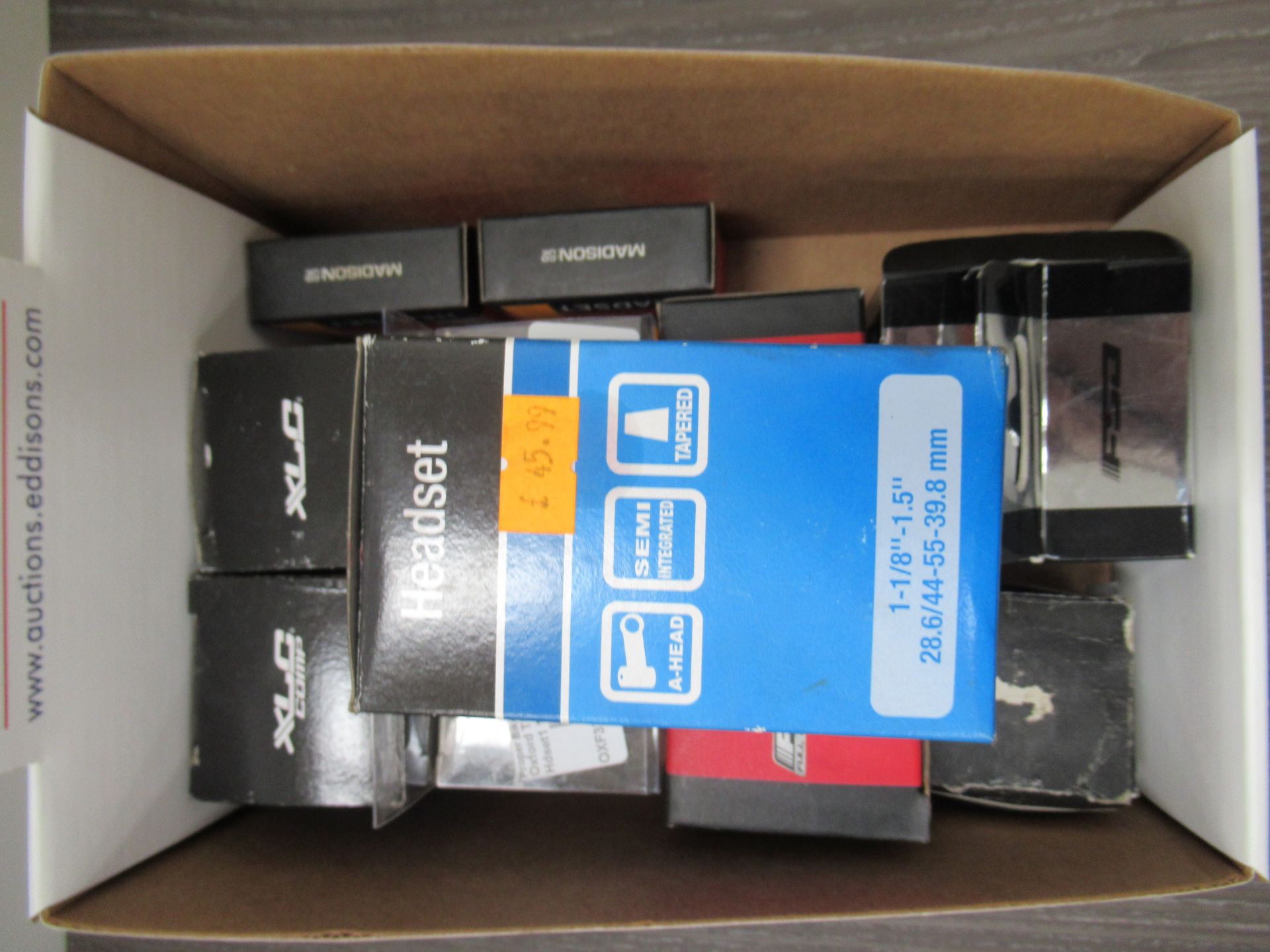 Box of various cycling headsets from XLC, FSA, Oxford and Madison (total approx RRP£250+) - Image 2 of 4