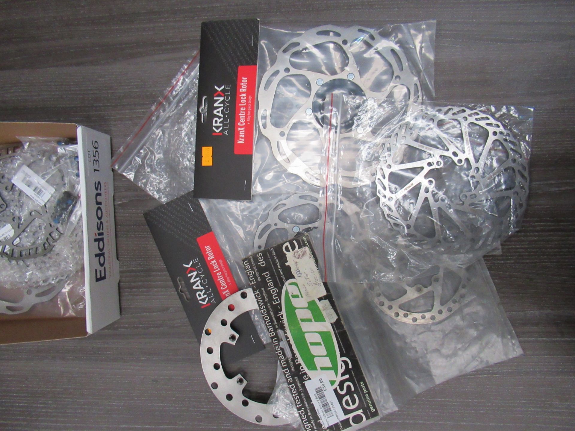 Box of rotors - sizes 120 - 180mm (total approx RRP£130) - Image 2 of 3
