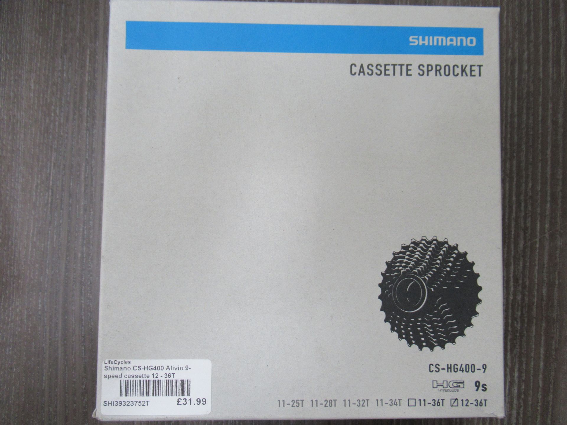 4 x Cassette sprockets: 2 x Shimano CS-HG400-9 9-SPD 12-36T (RRP£31.99 each); 1 x SRAM PG-1030 10-SP - Image 5 of 5
