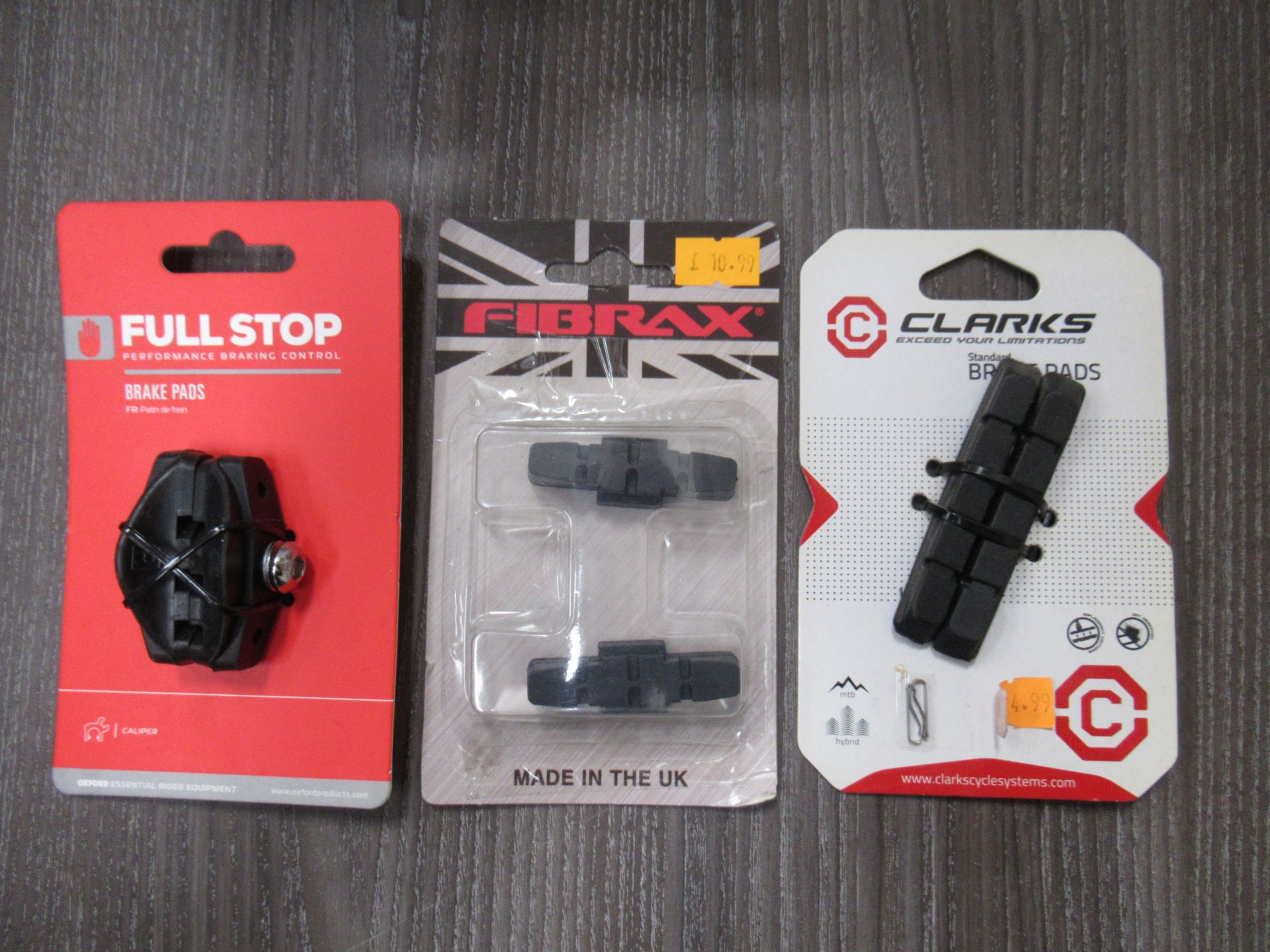 Box of Brake Pads by Clarks; Full Stop and Fibrax (total approx RRP£120+) - Image 2 of 2
