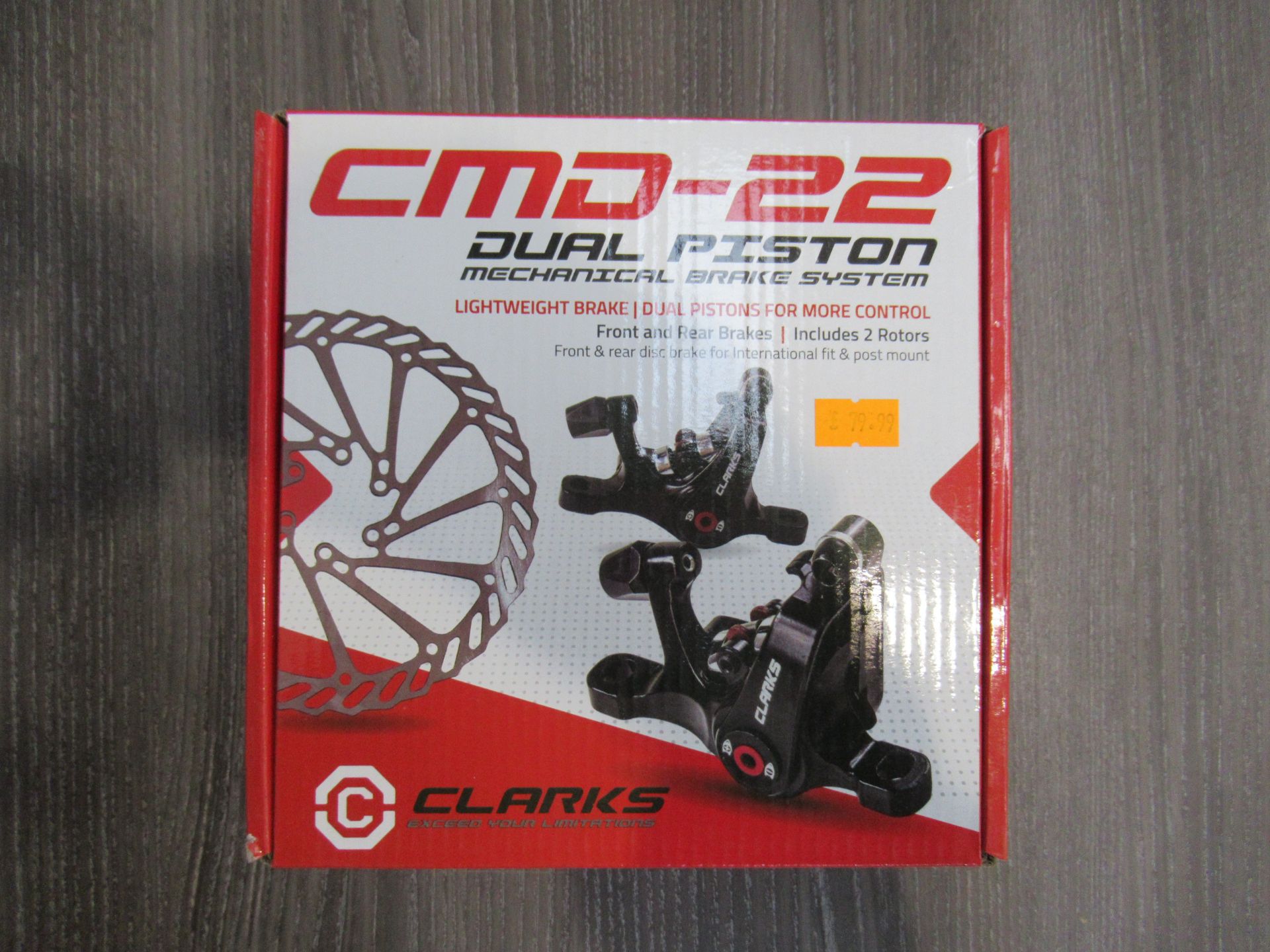 1 x Clarks CMD-22 Dual Piston Mechanical Brake system (RRP£79.99) and 4 x CMD-21 Front and Rear Mech - Image 6 of 6