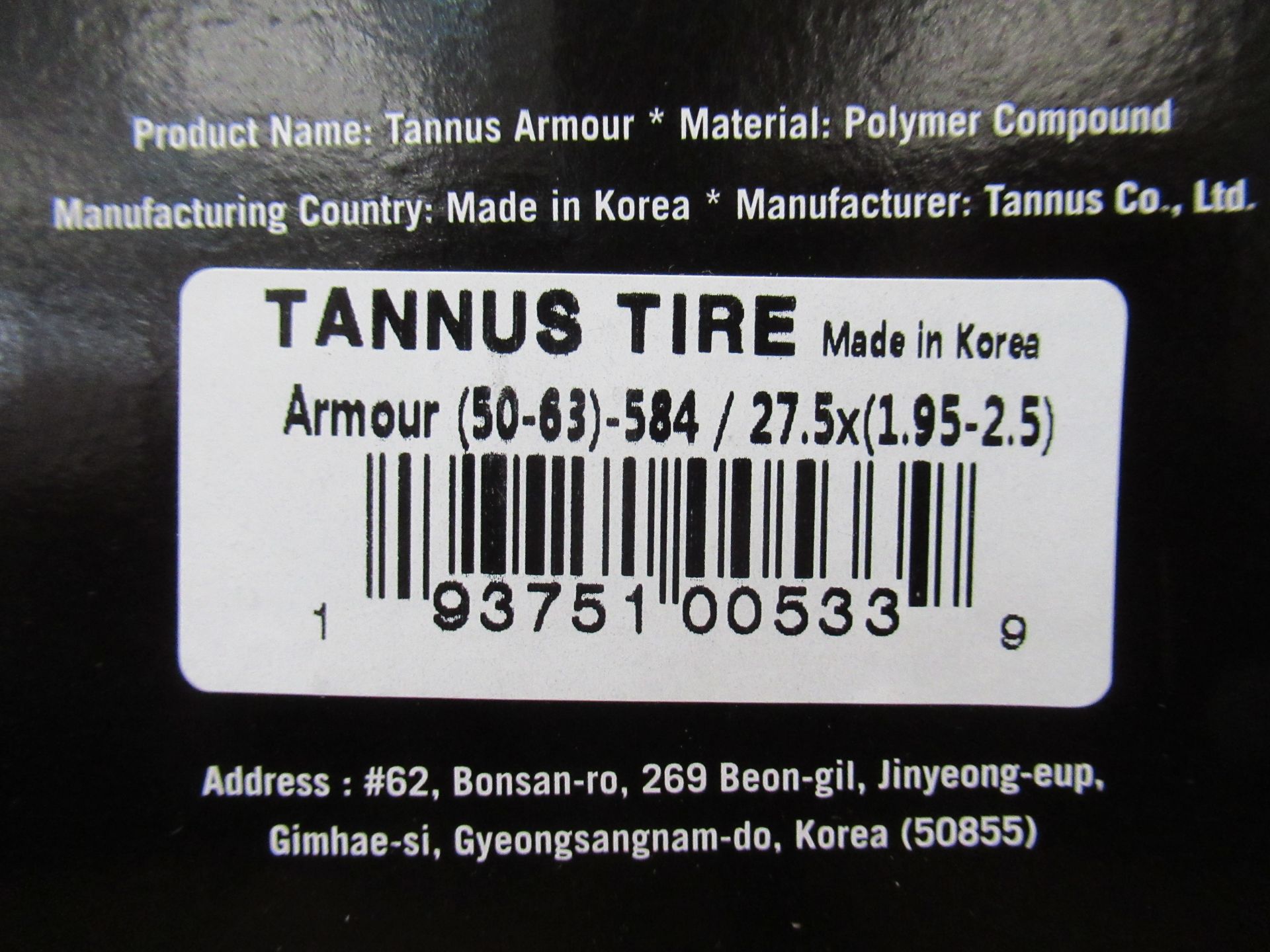 2 x Tannus New Slick 700x25c tyres (RRP£54.99 each); 2 x Rutu Powersports 10x2.125 inner tube and ty - Image 4 of 6