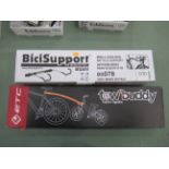 ETC TowBuddy (RRP£69) and 2 x BiciSupport wall/ceiling bicycle supports (RRP£29.99 each)