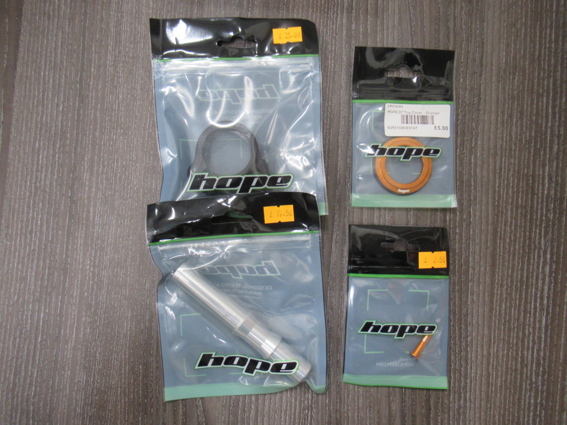 Box of Hope cycling parts including Dropper seat clamps, Top covers, Headset etc. (total RRP£140+) - Image 2 of 2