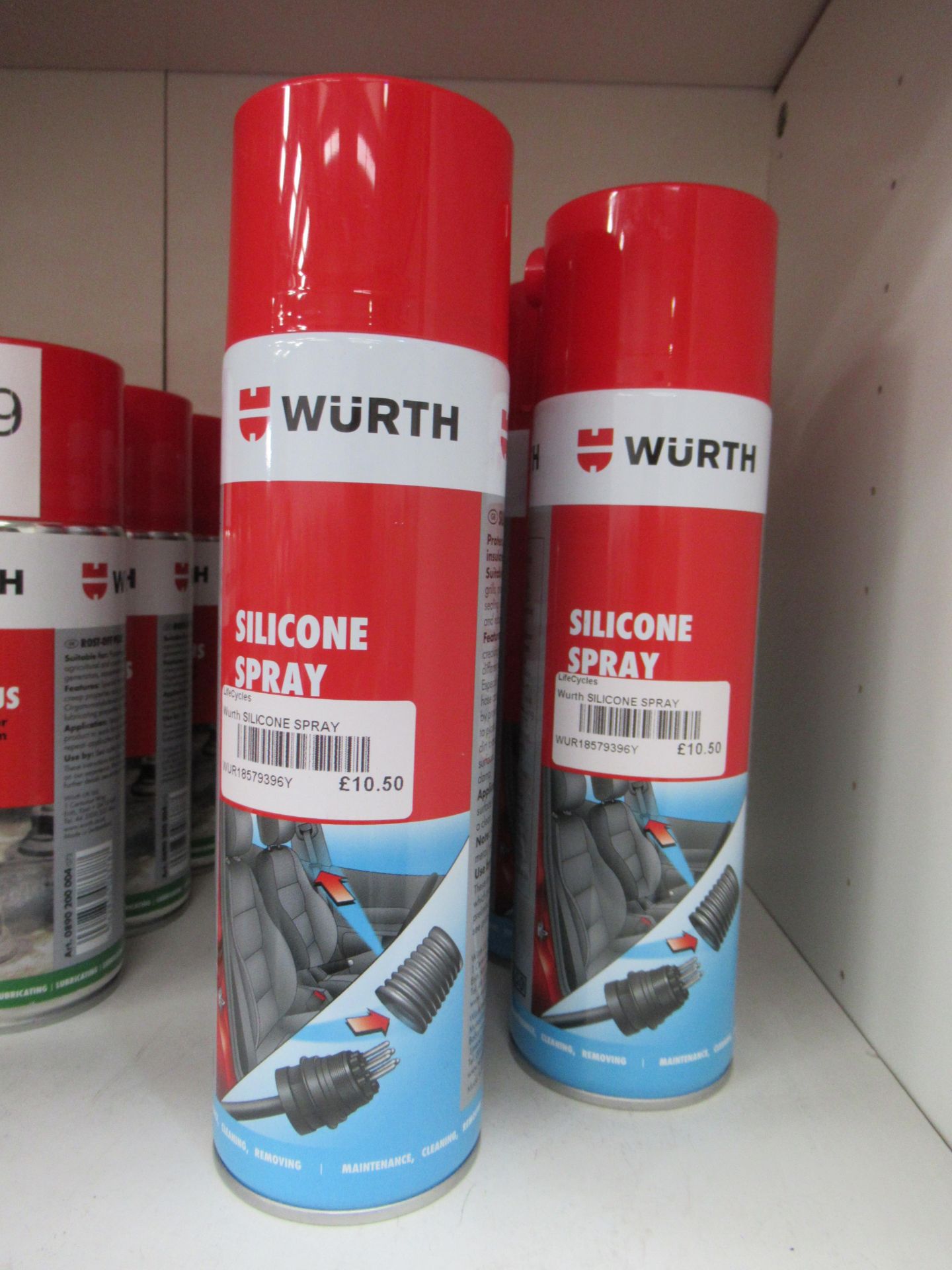 Shelf of Würth products to include 7 x Rost-Off Blue Ice 400ml (RRP£13.99 each); 6 x Rost-Off Plus 4 - Image 4 of 4