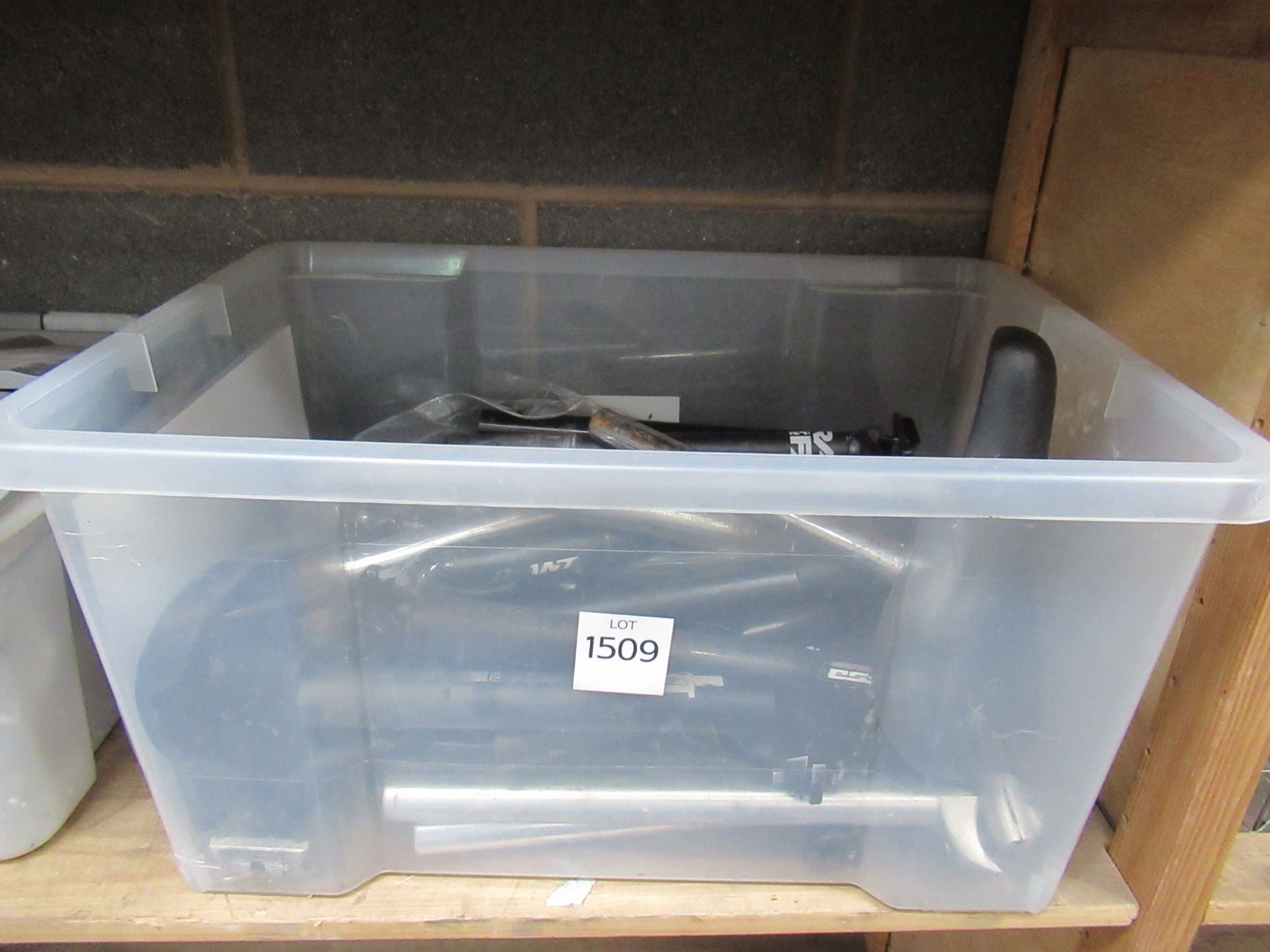 Box of used seatposts and accessories - Image 2 of 2