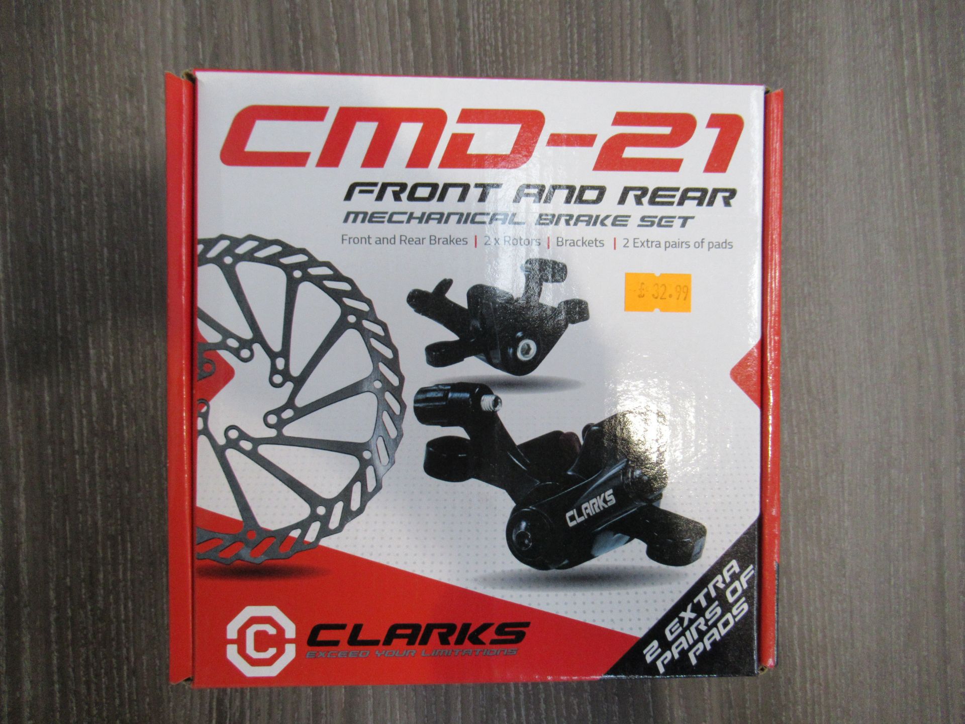 1 x Clarks CMD-22 Dual Piston Mechanical Brake system (RRP£79.99) and 4 x CMD-21 Front and Rear Mech - Image 5 of 6