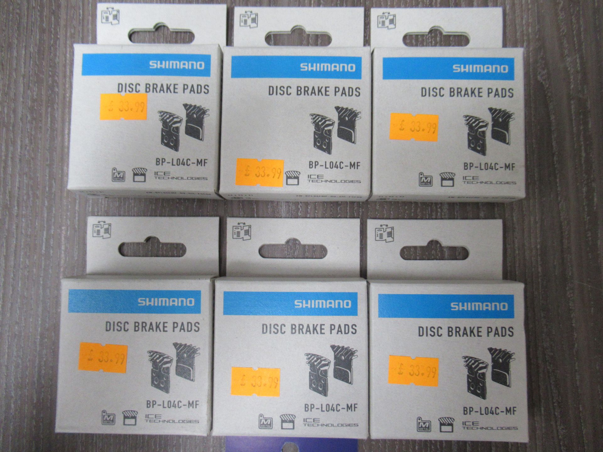 6 x Shimano BP-L04C-MF disc brake pads (RRP£33.99 each) - Bild 2 aus 2