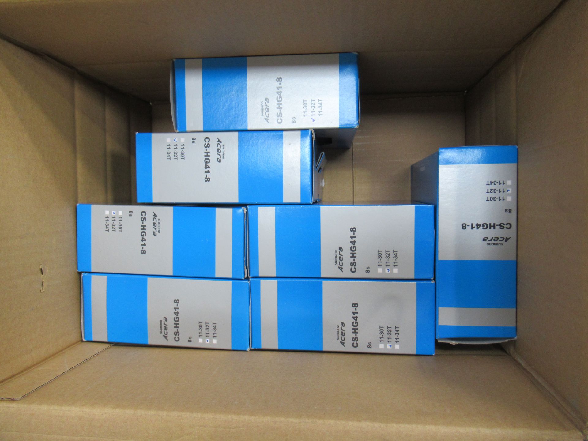 7 x Shimano CS-HG41 11/34T 8-SPD Cassettes (£21.99 each)