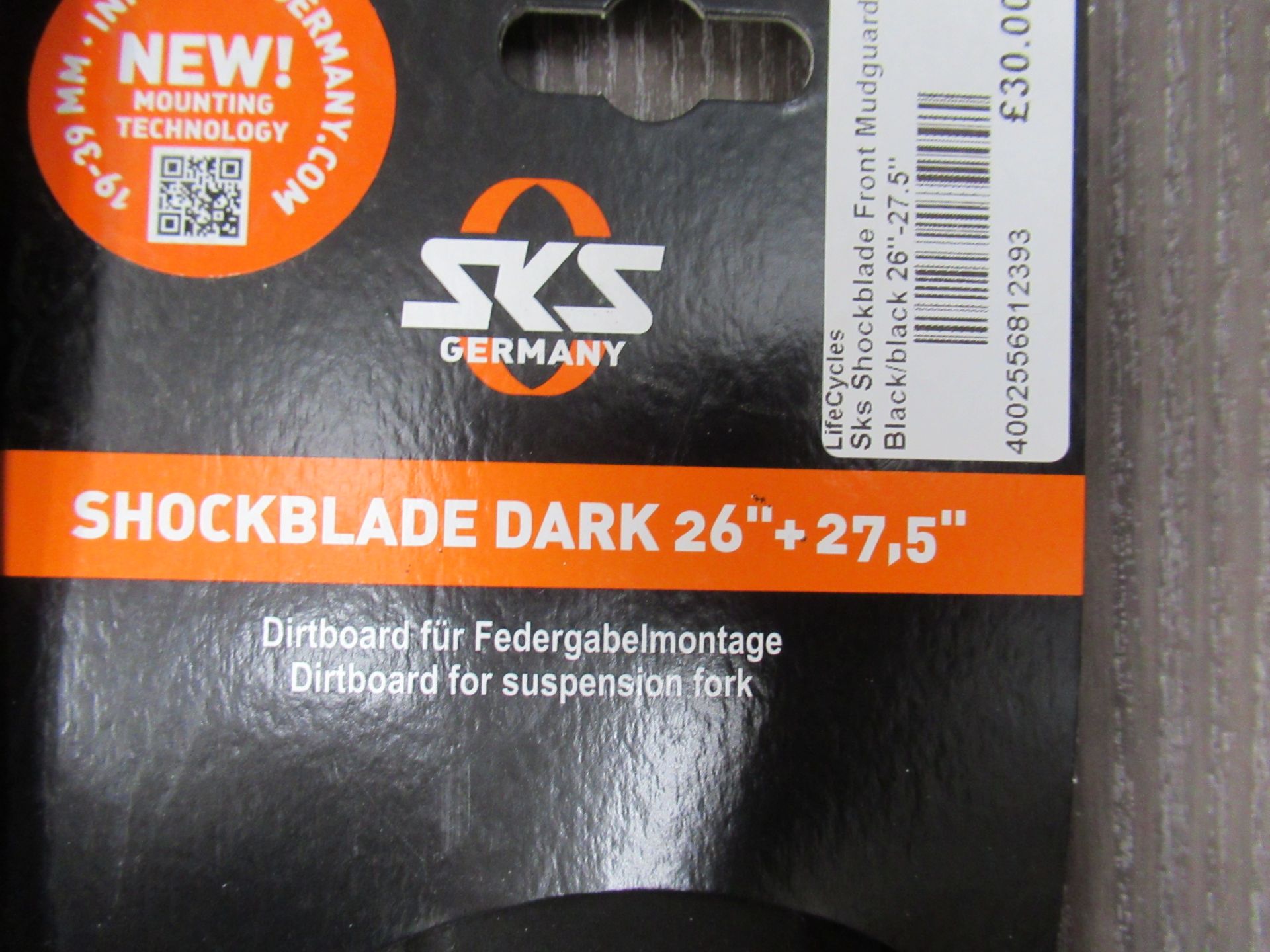 7 x SKS Mudguard sets - 3 x Mudrocker Front 27.5 - 29" (RRP£32 each) and 2 x SKS Shockblade Dark 27. - Bild 6 aus 13