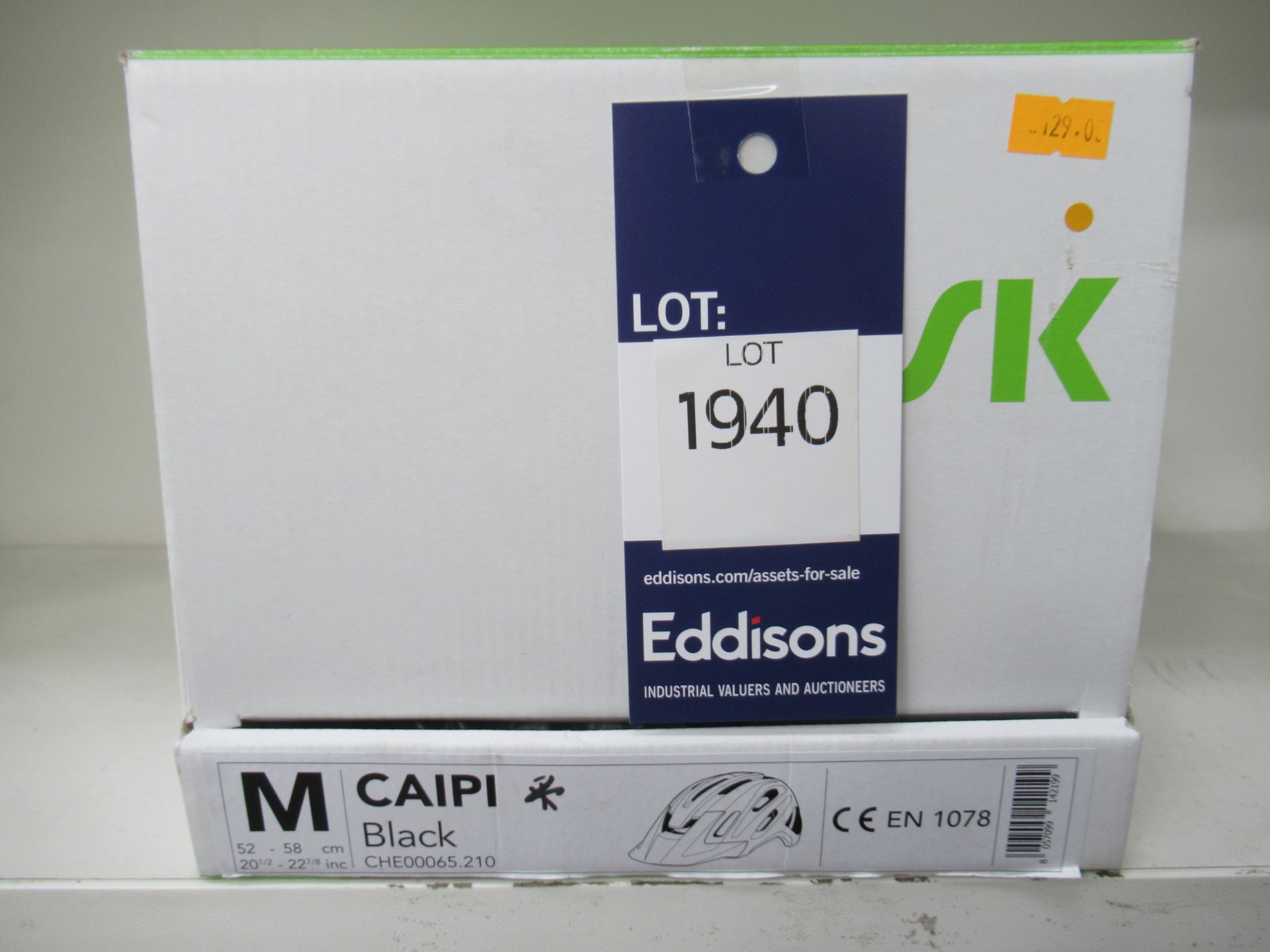 KASK Caipi black medium sized helmet - boxed (RRP£129) - Image 2 of 3