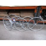 7 x assorted 26" bicycle wheels