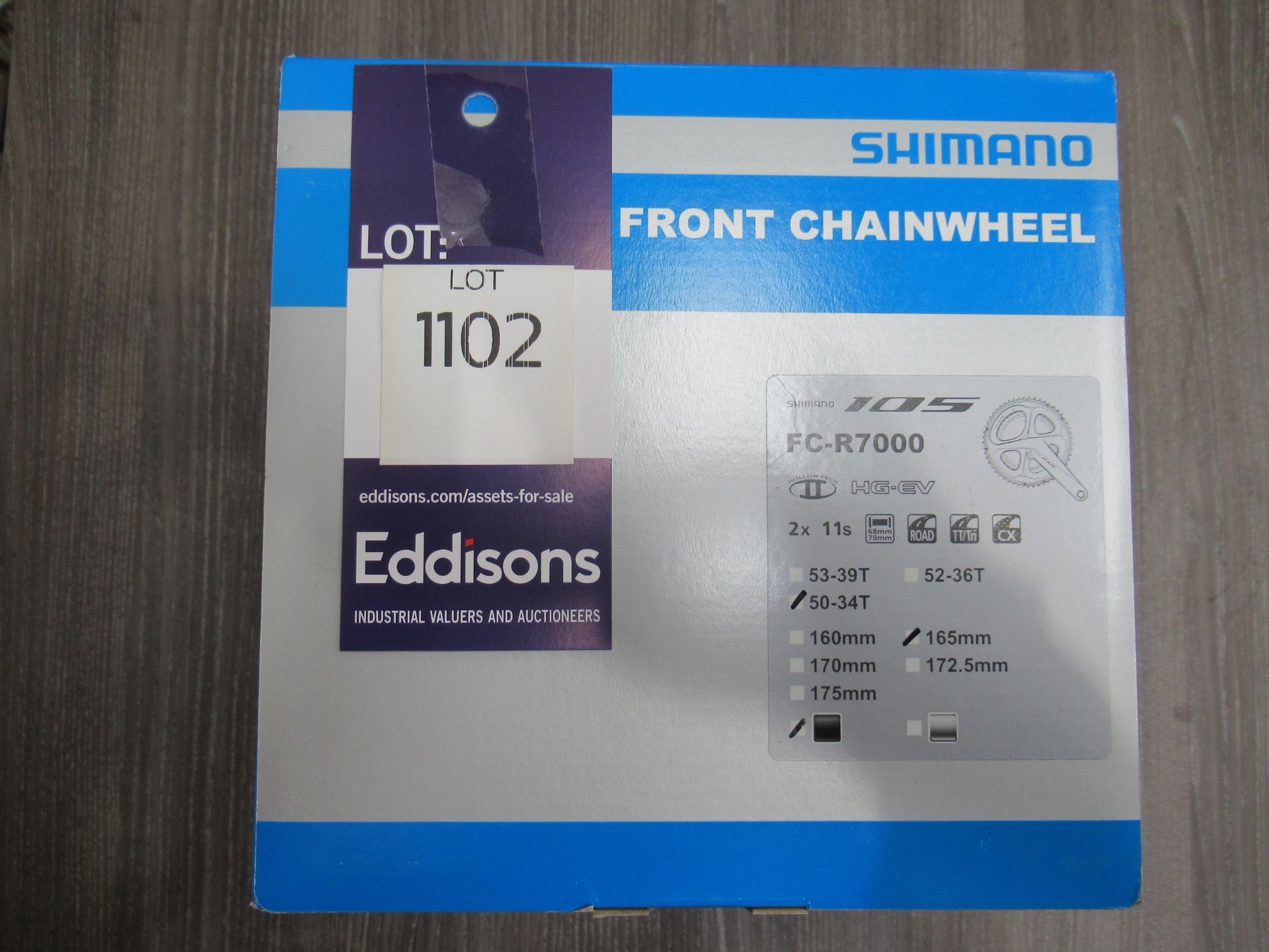 Shimano FC-R7000 11-SPD front chain wheel 50-34T 165mm (RRP 259.99)